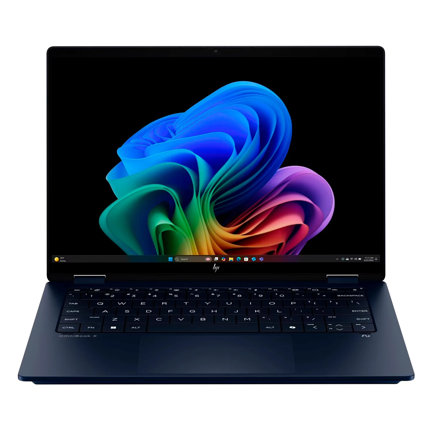Notebook HP OmniBook X Flip 14-FM0023DX 14" Intel Core Ultra 7-256V 1TB SSD 16GB RAM - Azul