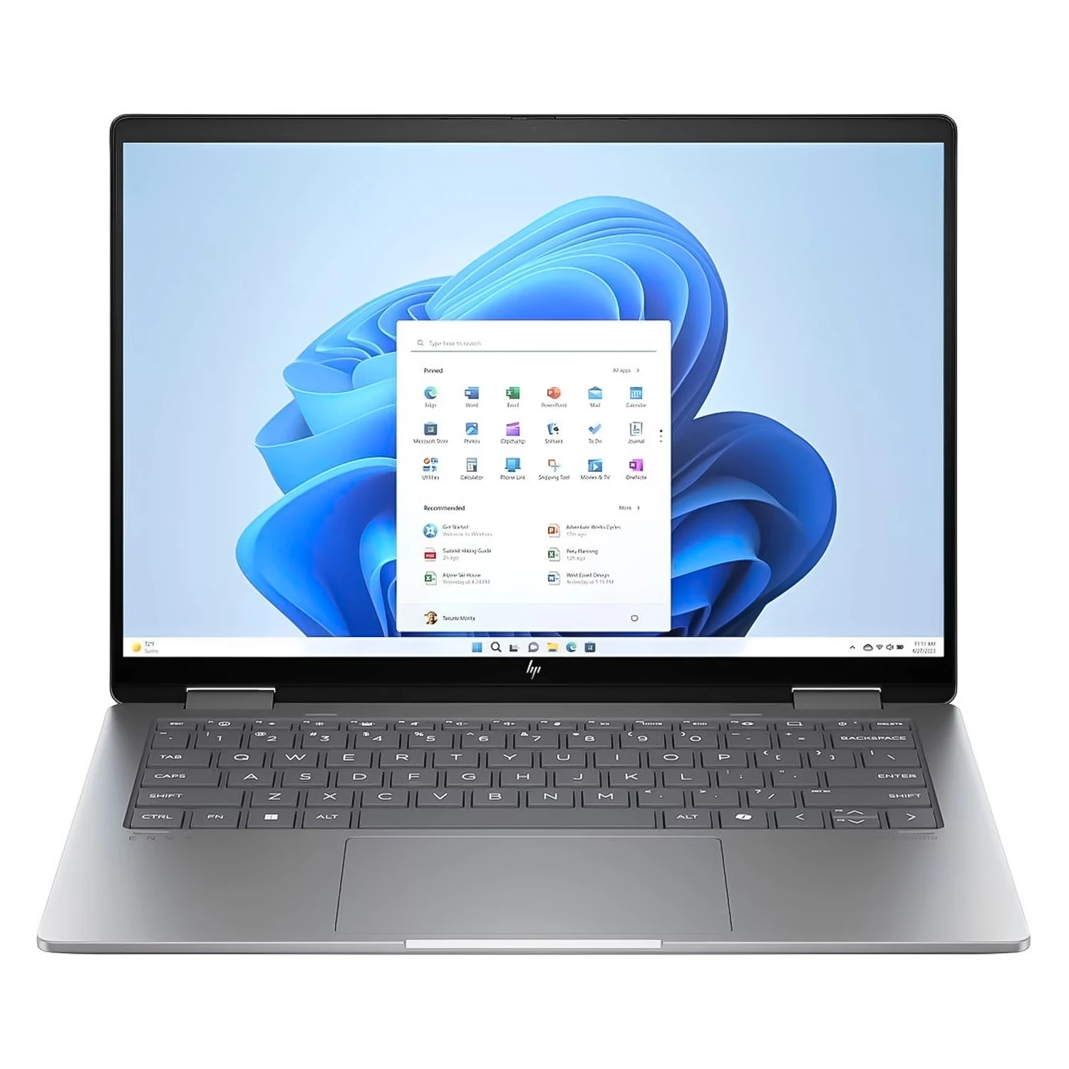 Notebook HP OmniBook X Flip Intel Core Ultra 5-325 16GB RAM 512GB SSD Tela 14" OLED Touch Windows 11 Inglês Prata - 14-KB0013DX