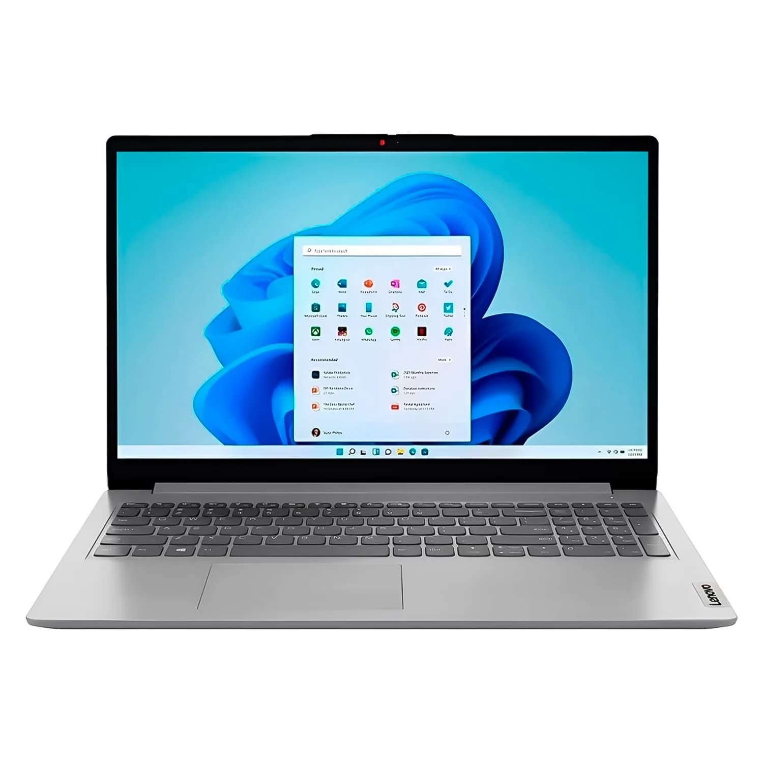 Notebook Lenovo IdeaPad 1 82LX00DGUS 15.6" Intel Celeron N4500 128GB eMMC 4GB RAM - Prata