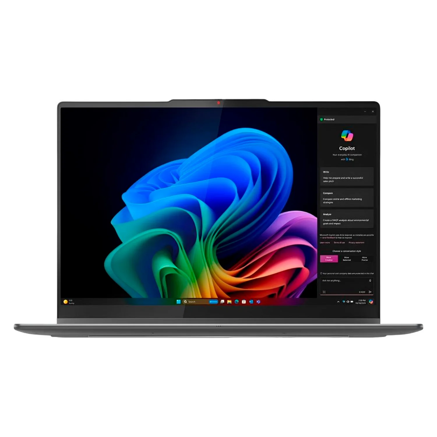 Notebook Lenovo Yoga 83JT0001US 16" Intel Core Ultra 7-256V 1TB SSD 16GB RAM - Cinza