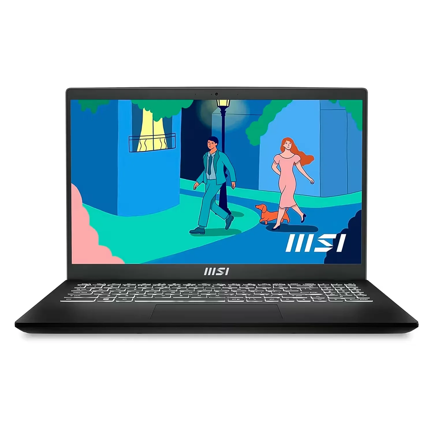 Notebook MSI Modern 15 B12M-454US 15.6" Intel Core i7-1255U 512GB SSD 16GB RAM - Preto