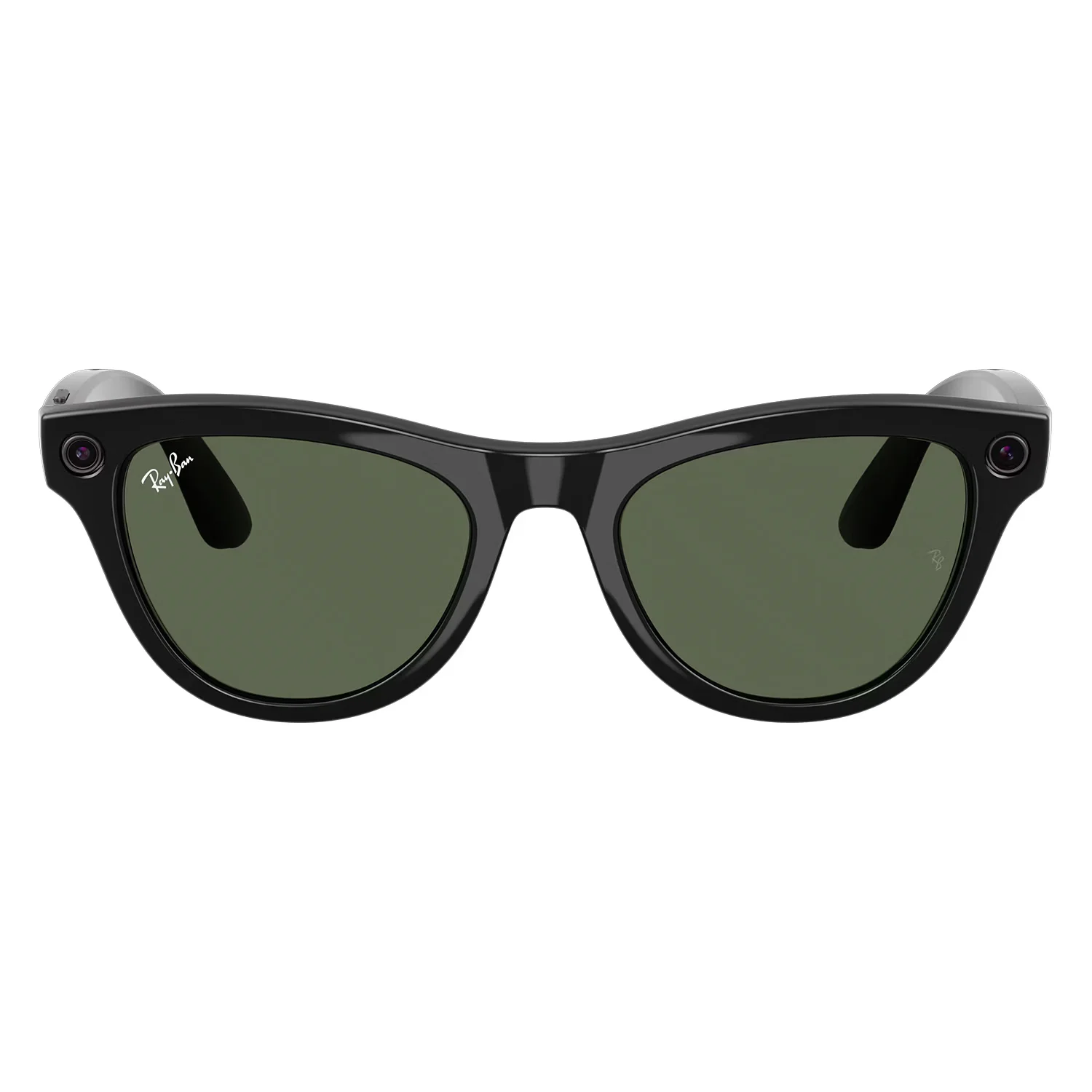 Óculos de Sol Ray-Ban Meta Skyler Gen 2 RW4014 WiFi Meta IA 32GB - Preto Brilhante Lente Verde