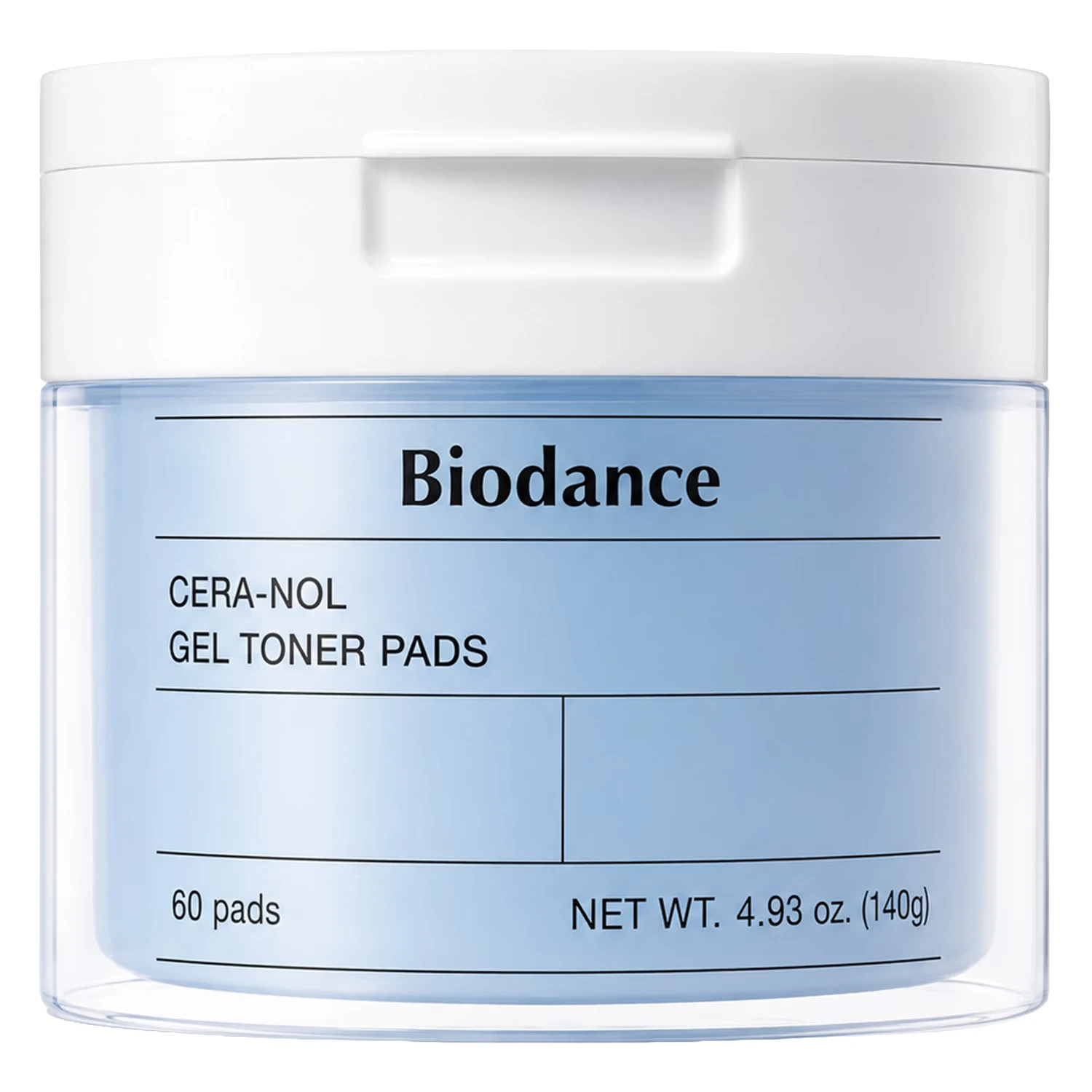 Pads Faciais Biodance Cera-nol Gel Toner - 60 Unidades