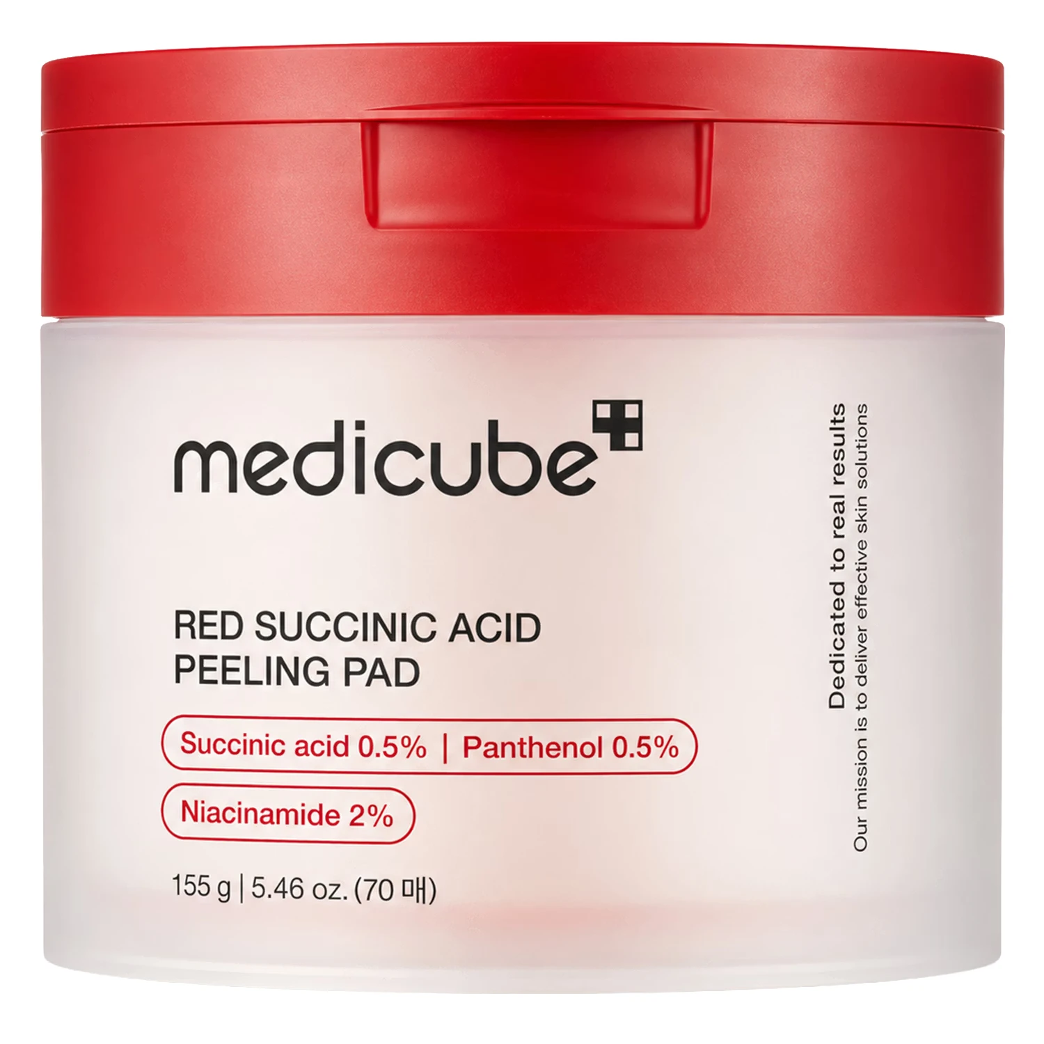 Pads Faciais Medicube Red Succinic Acid Peeling - 70 Unidades