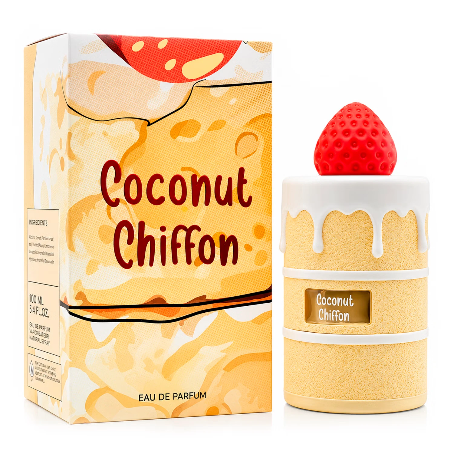 Perfume Arabiyat Sugar Coconut Chiffon Eau de Parfum Unissex 100ml