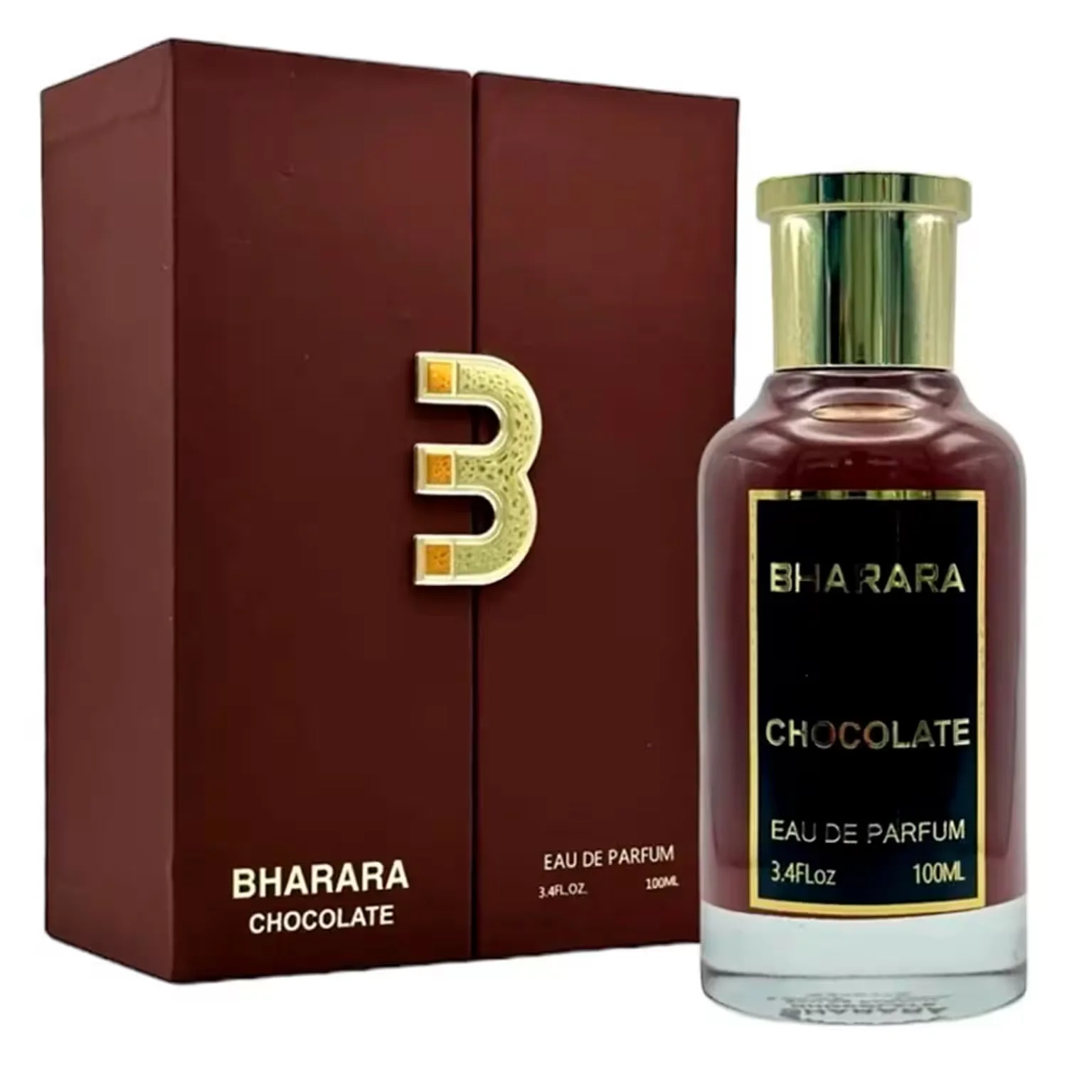 Perfume Bharara Chocolate Eau de Parfum Unissex 100ml