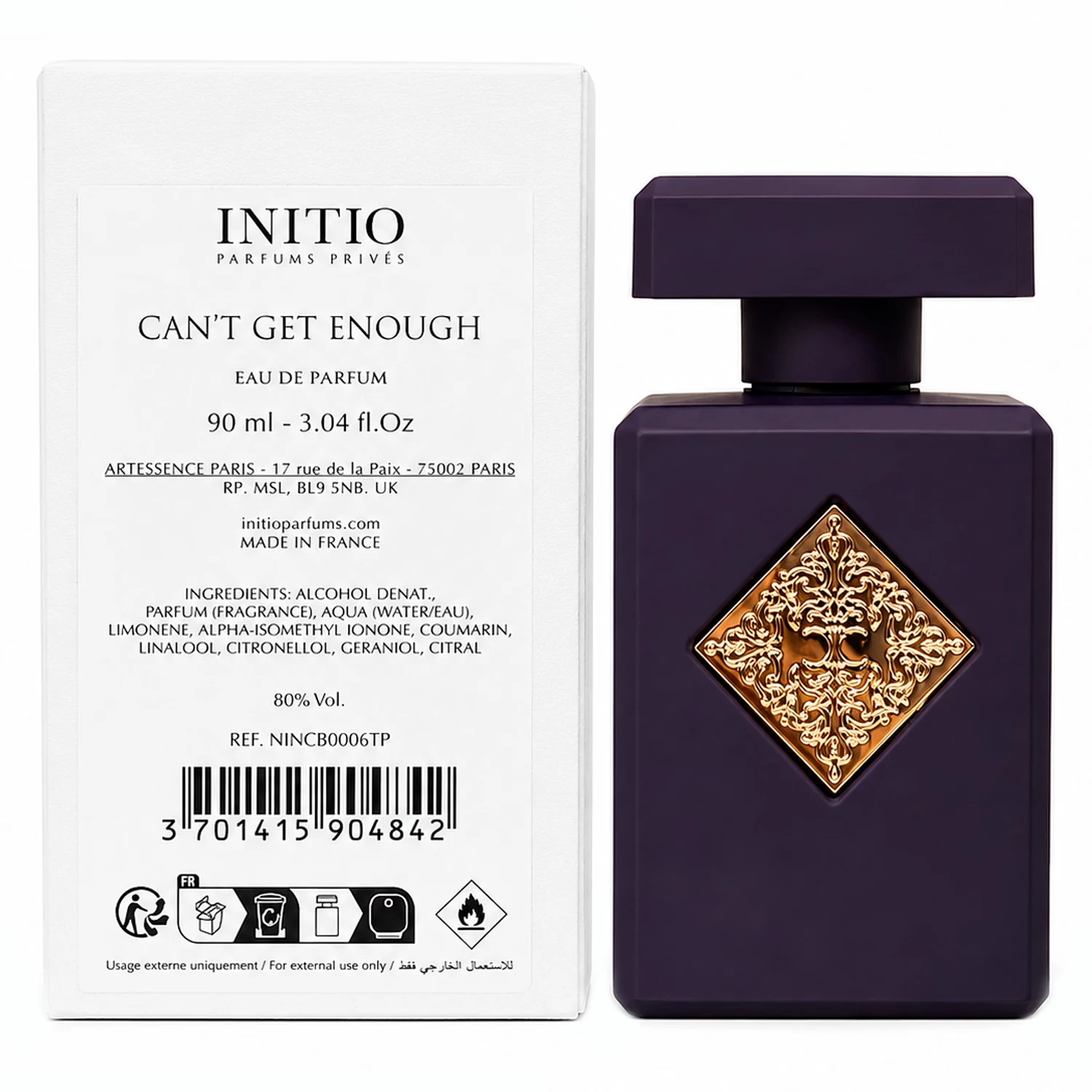 Perfume Initio Can't Get Enough Eau de Parfum Unissex 90ml - (Tester)