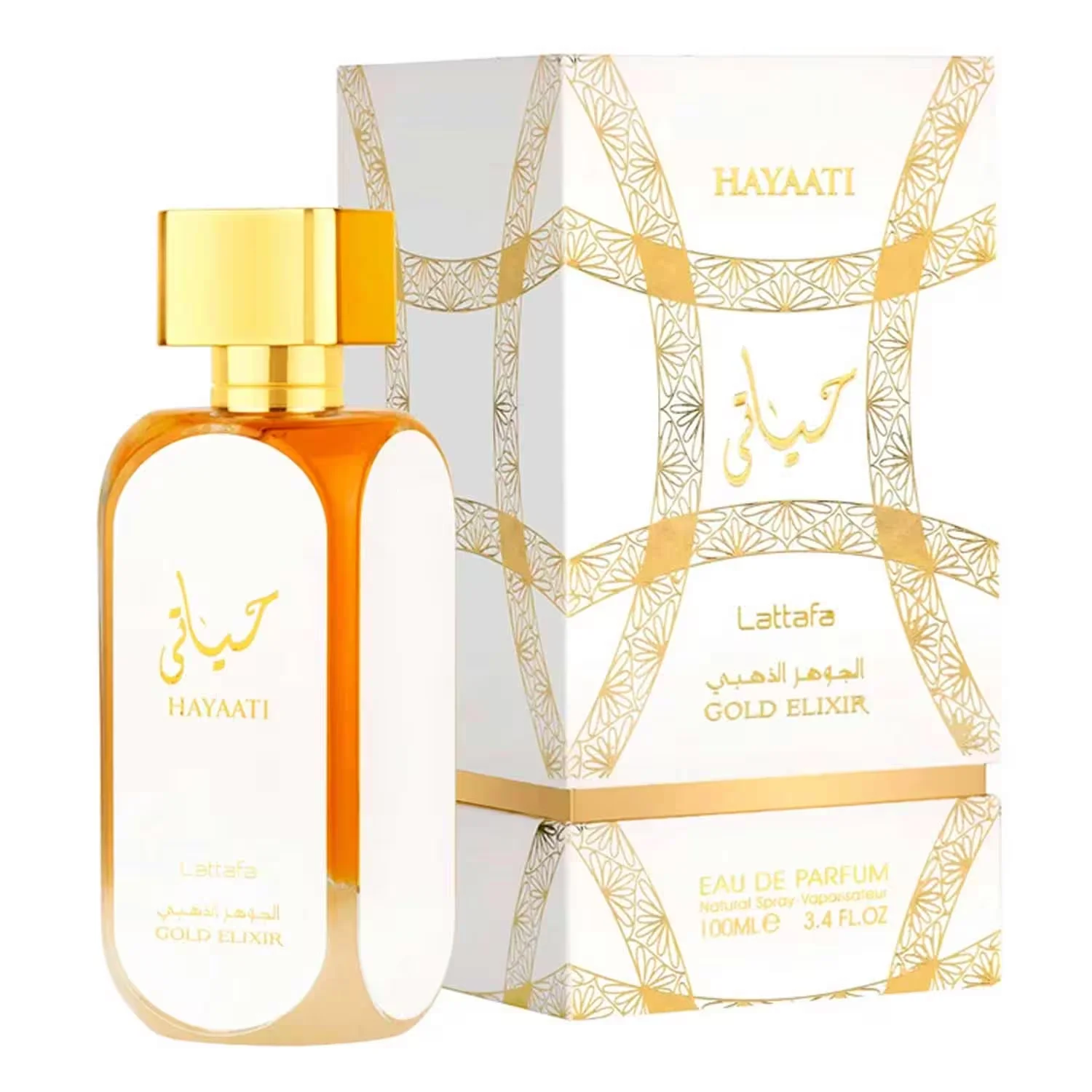 Perfume Lattafa Hayaati Gold Elixir Eau de Parfum Unissex 100ml