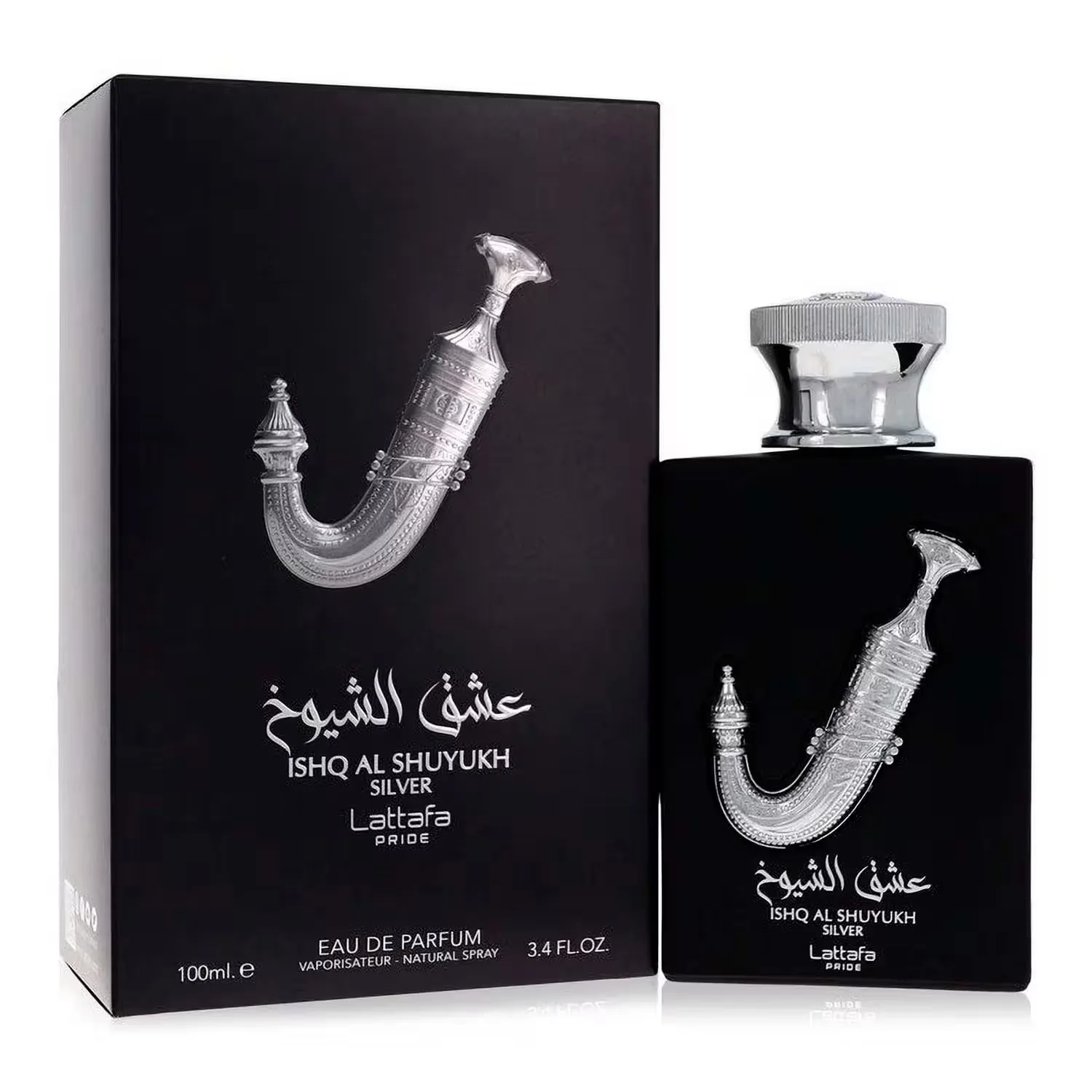 Perfume Lattafa Ishq Al Shuyukh Silver Eau de Parfum Unissex 100ml