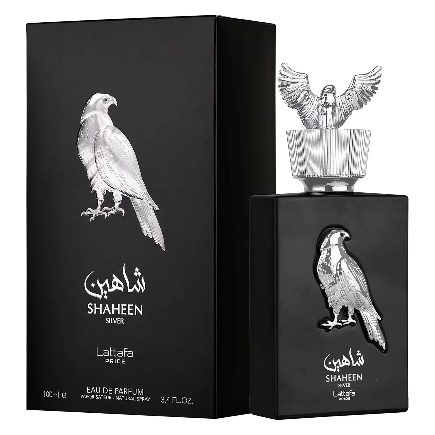 Perfume Lattafa Shaheen Silver Unissex 100ml