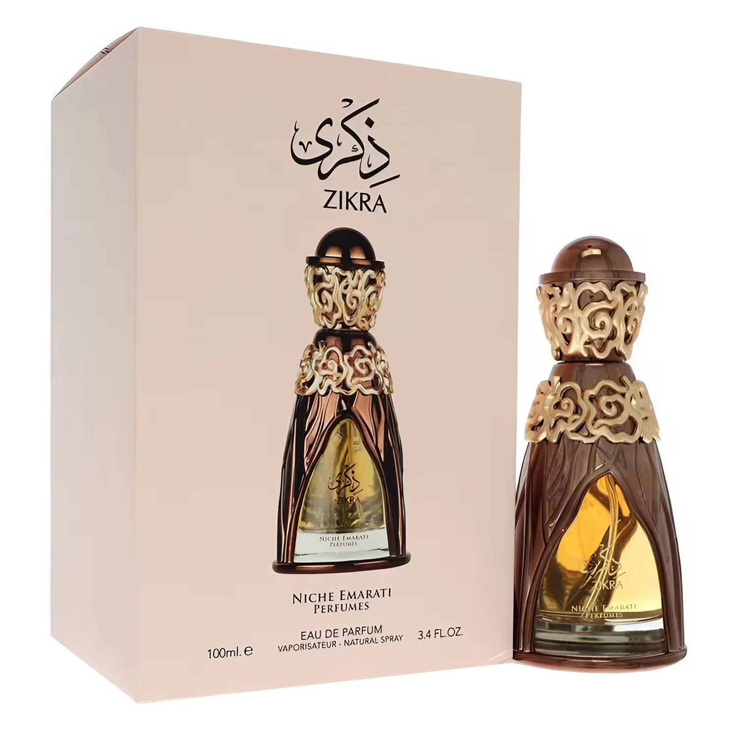 Perfume Lattafa Zikra Niche Emarati Eau de Parfum Unissex 100ml
