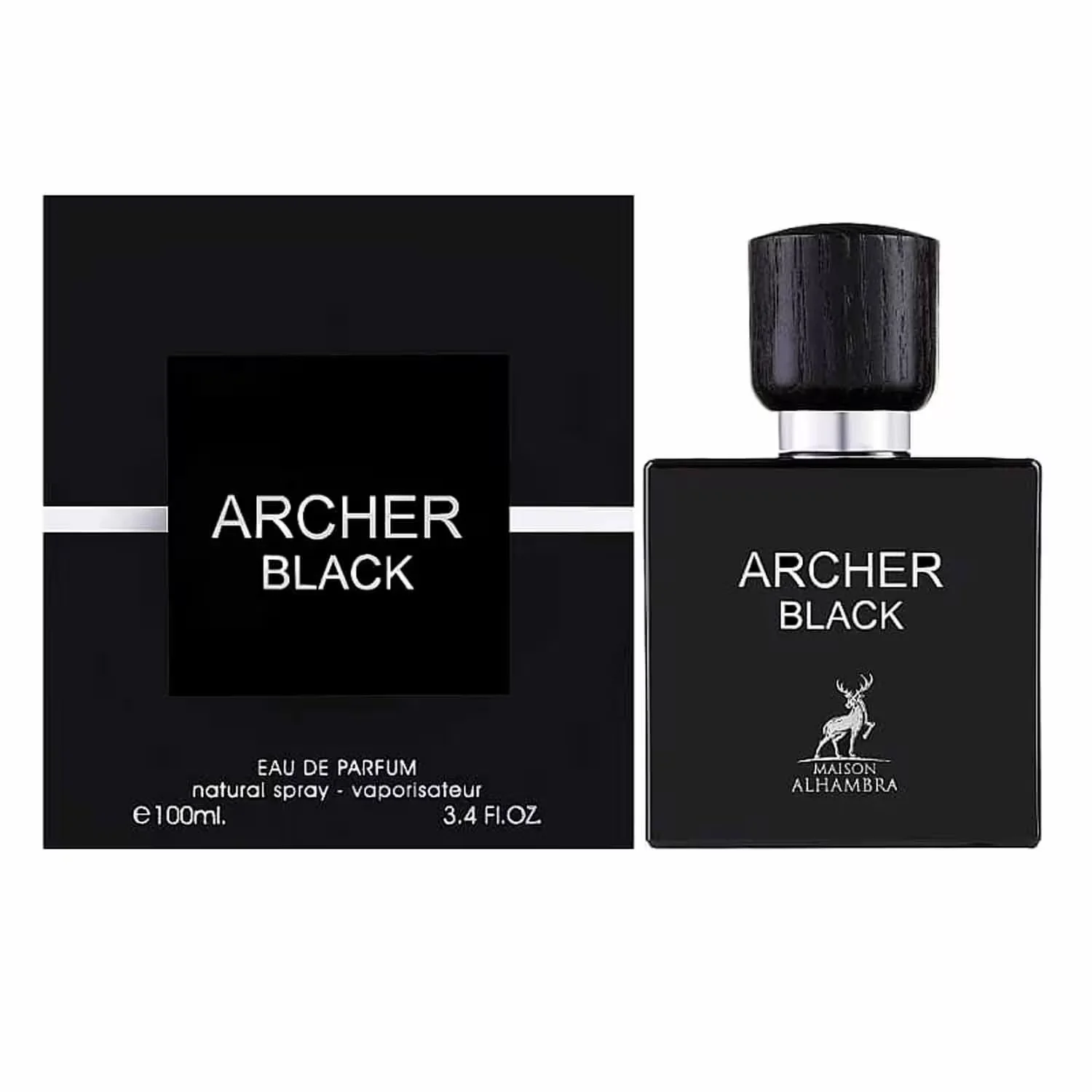 Perfume Maison Alhambra Archer Black Eau De Parfum Masculino 100ml
