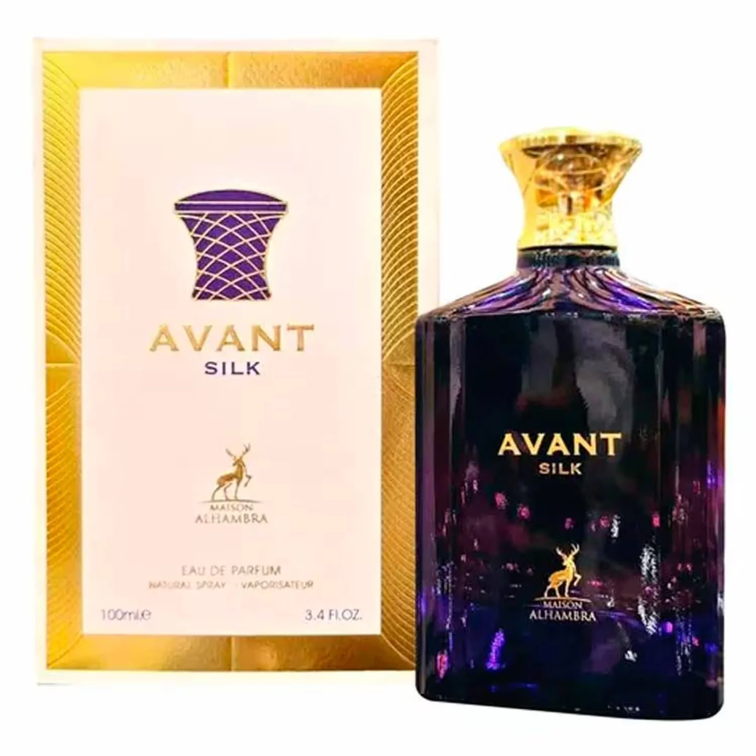 Perfume Maison Alhambra Avant Silk Eau de Parfum Masculino 100ml