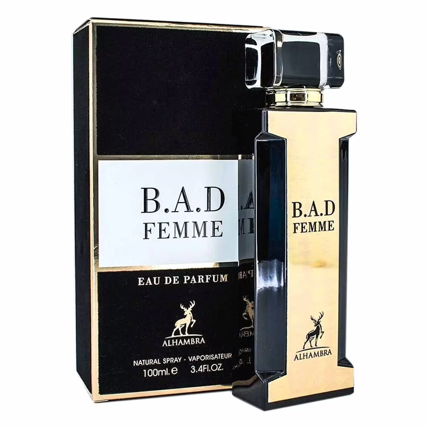 Perfume Maison Alhambra BAD Famme Eau de Parfum Feminino 100ml