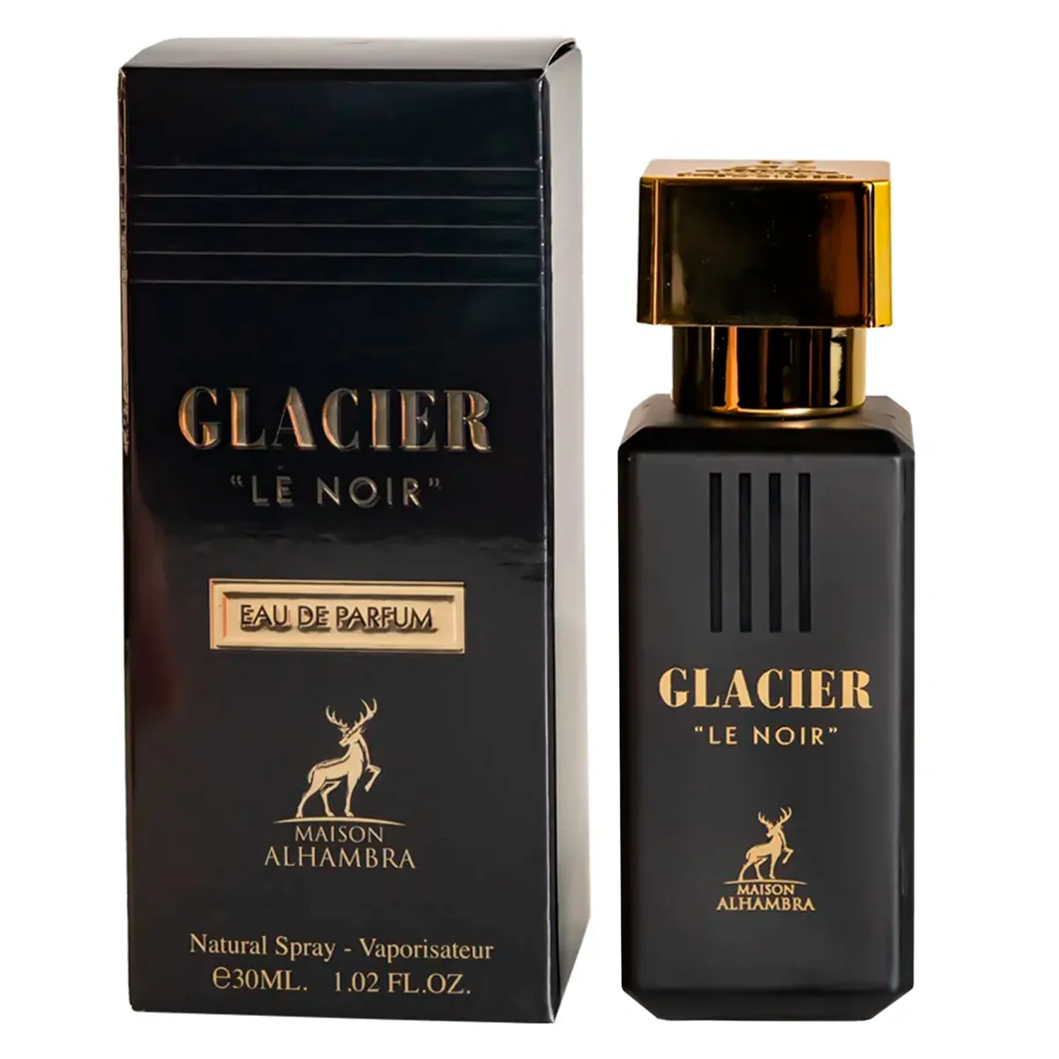 Perfume Maison Alhambra Glacier Le Noir Eau de Parfum Masculino 30ml