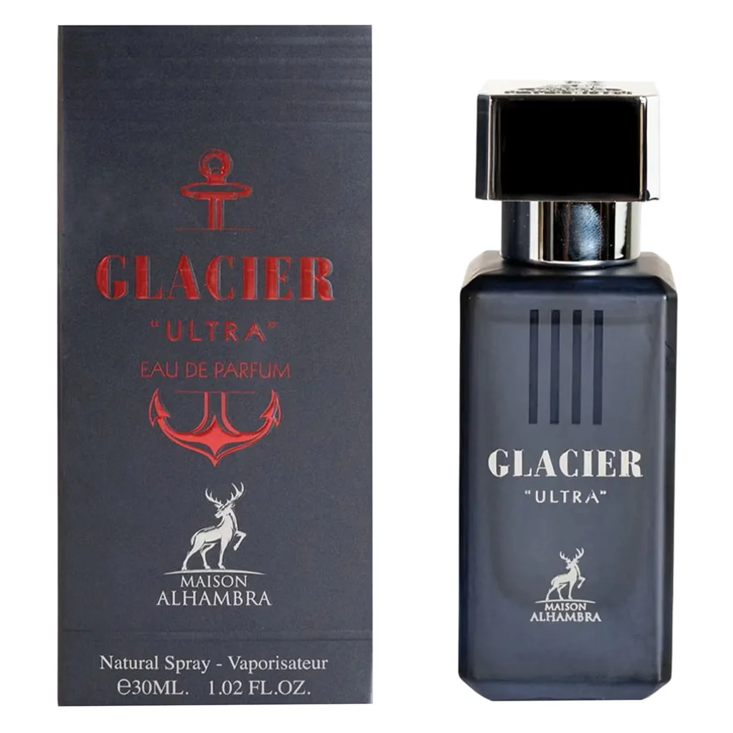 Perfume Maison Alhambra Glacier Ultra Eau de Parfum Masculino 30ml