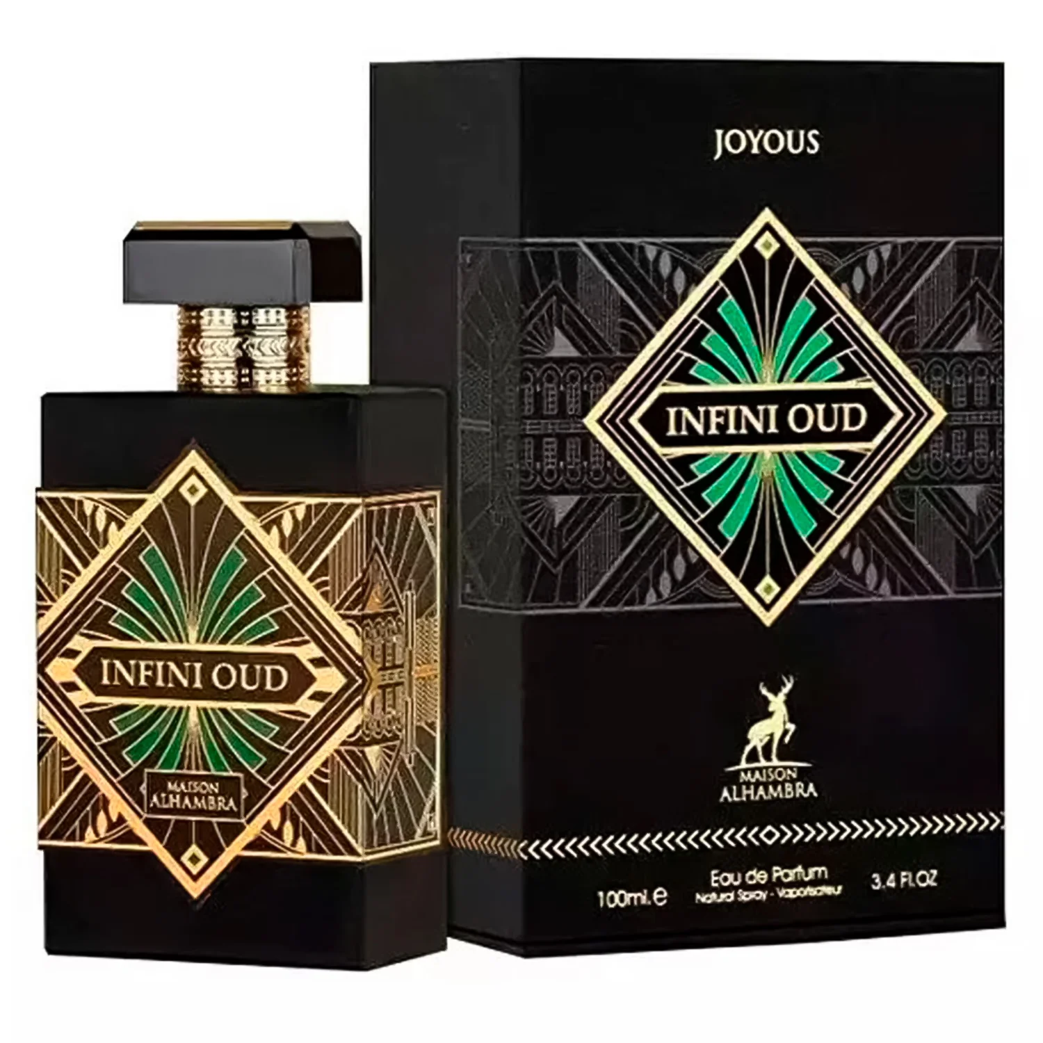 Perfume Maison Alhambra Infini Oud Joyous Eau de Parfum Unissex 100ml