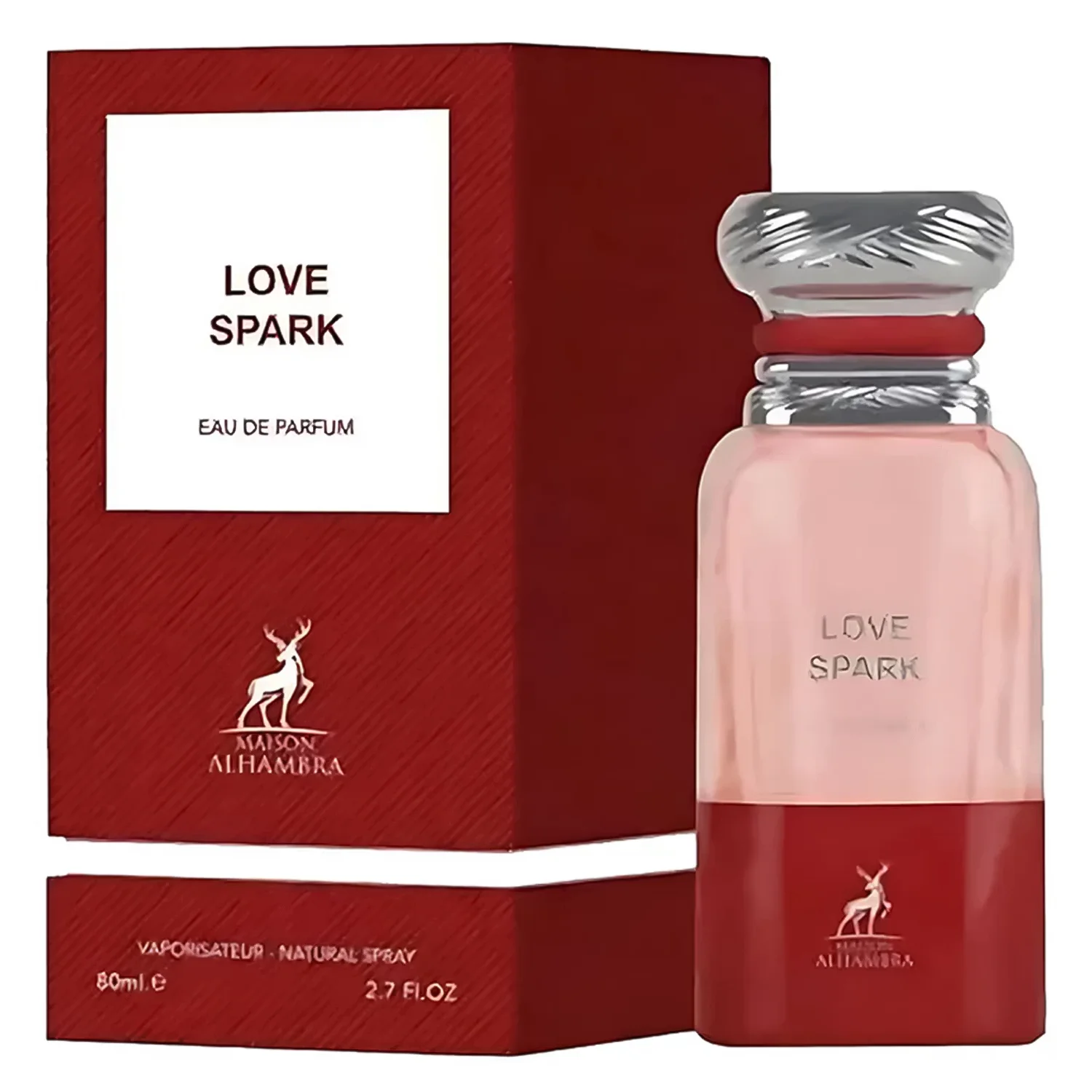 Perfume Maison Alhambra Love Spark Eau de Parfum Unissex 80ml