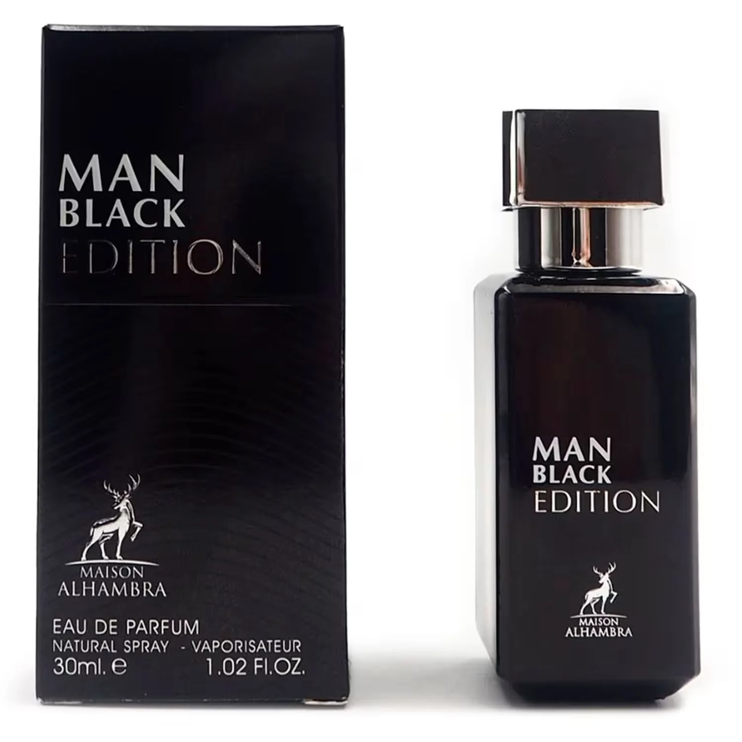 Perfume Maison Alhambra Man Black Edition Eau de Parfum Masculino 30ml