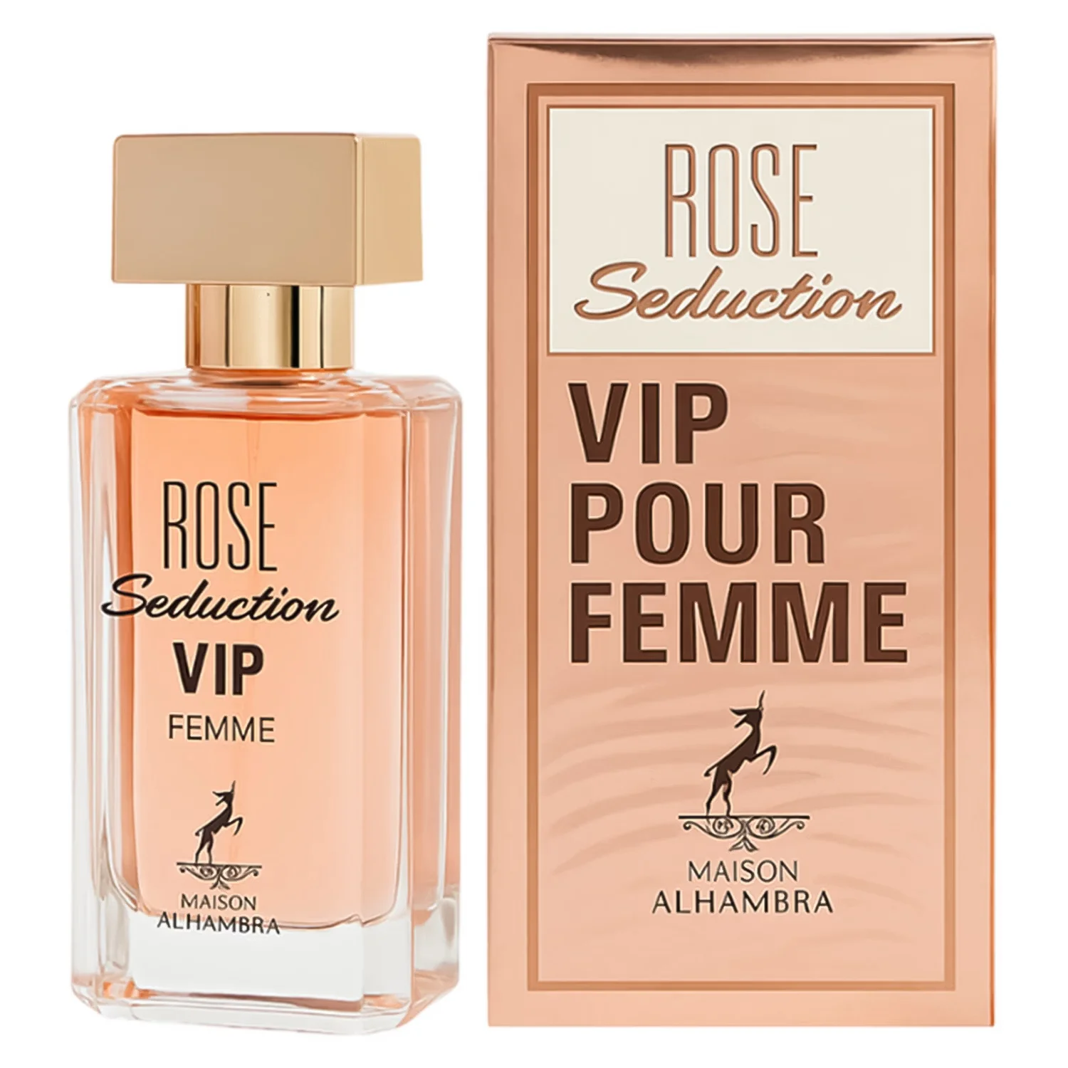 Perfume Maison Alhambra Rose Seduction Vip Pour Femme Eau de Parfum Feminino 30ml