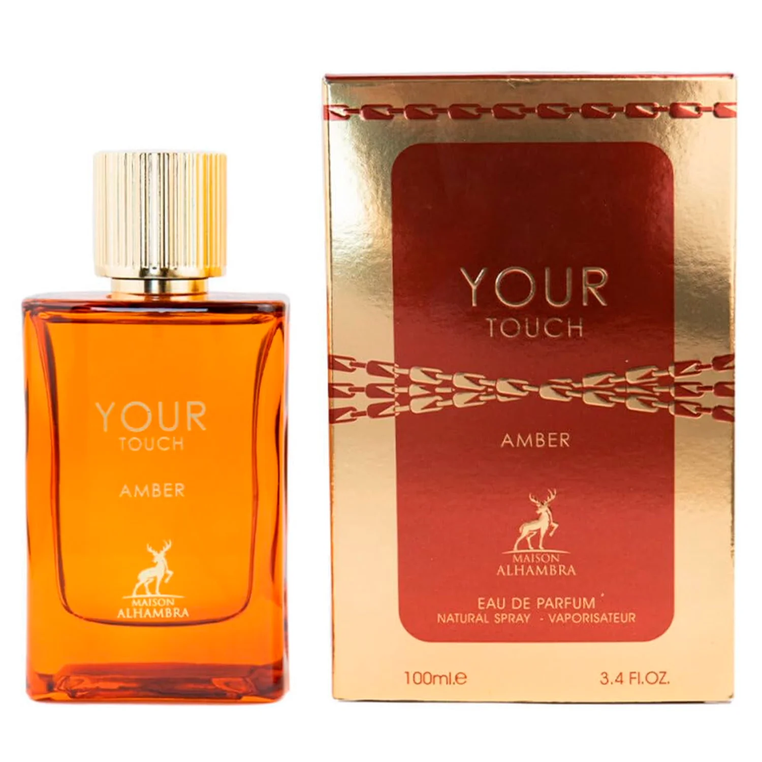 Perfume Maison Alhambra Your Touch Amber Eau de Parfum Unissex 100ml