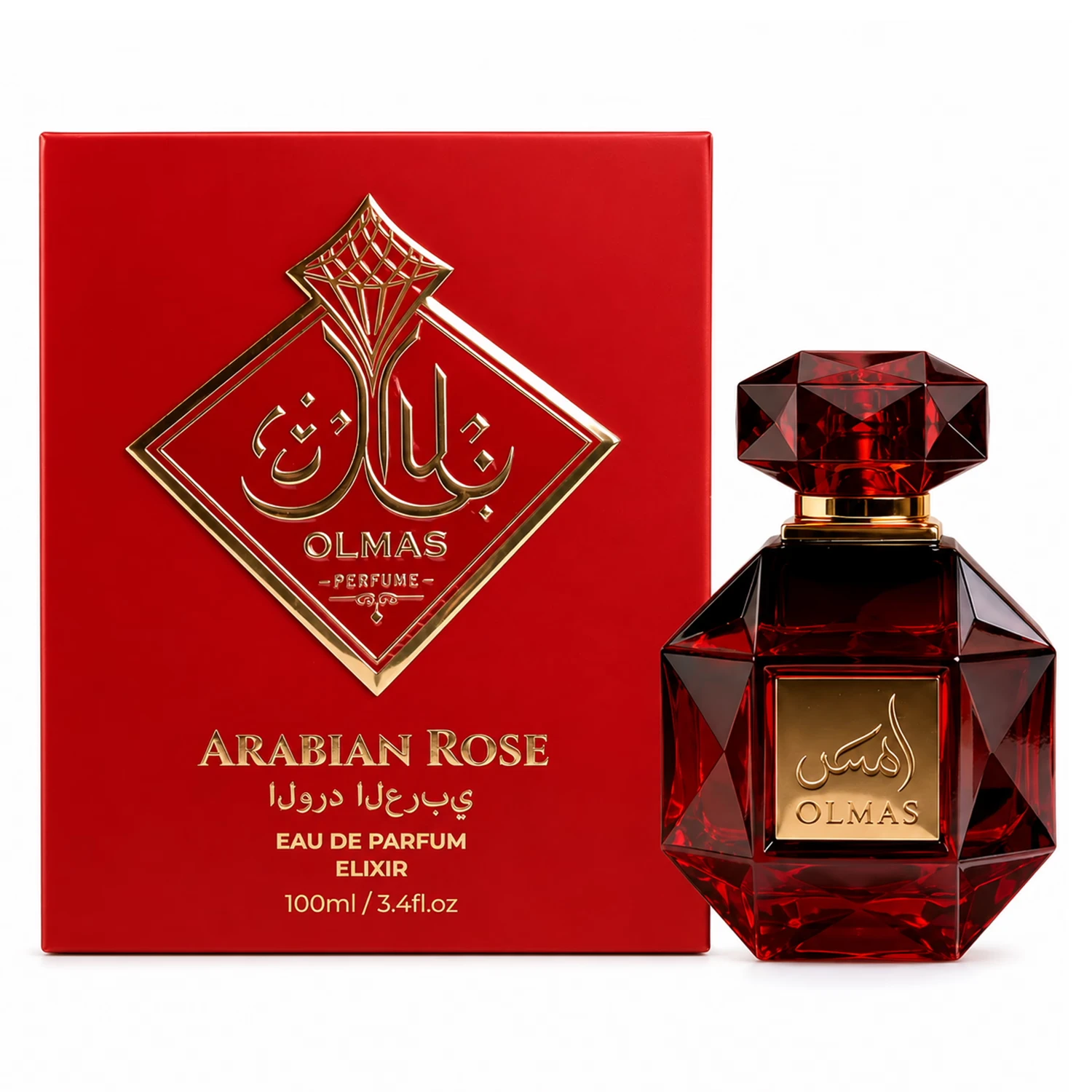 Perfume Olmas Arabian Rose Elixir Eau de Parfum Feminino 100ml