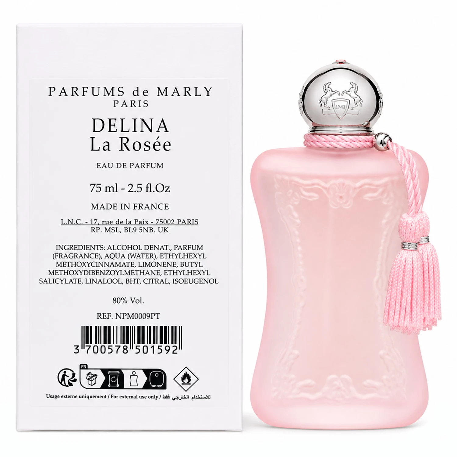 Perfume Parfums de Marly Delina La Rosée Eau de Parfum Feminino 75ml - (Tester)