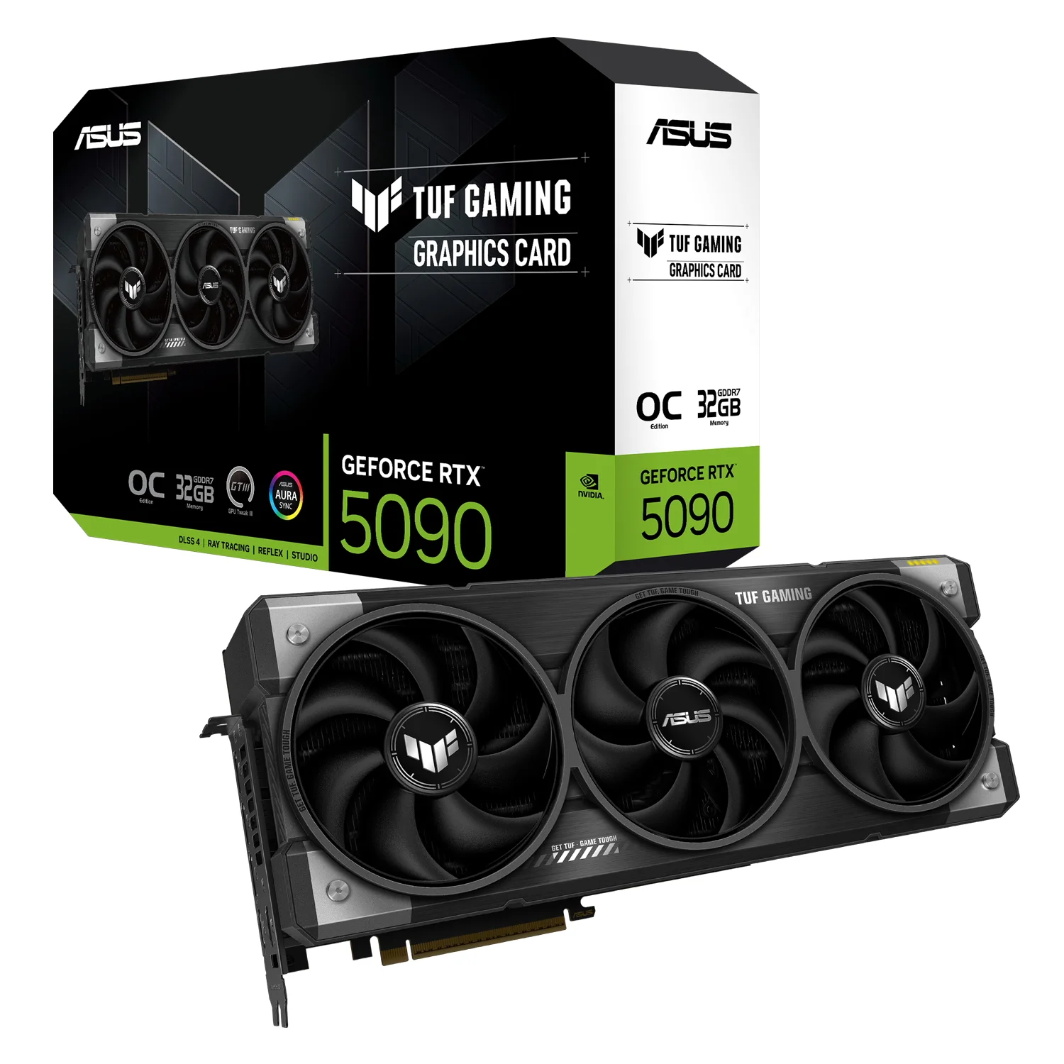 Placa de Vídeo Asus TUF Gaming OC NVIDIA GeForce RTX 5090 32GB GDDR7 - O32G-GAMING-TUF