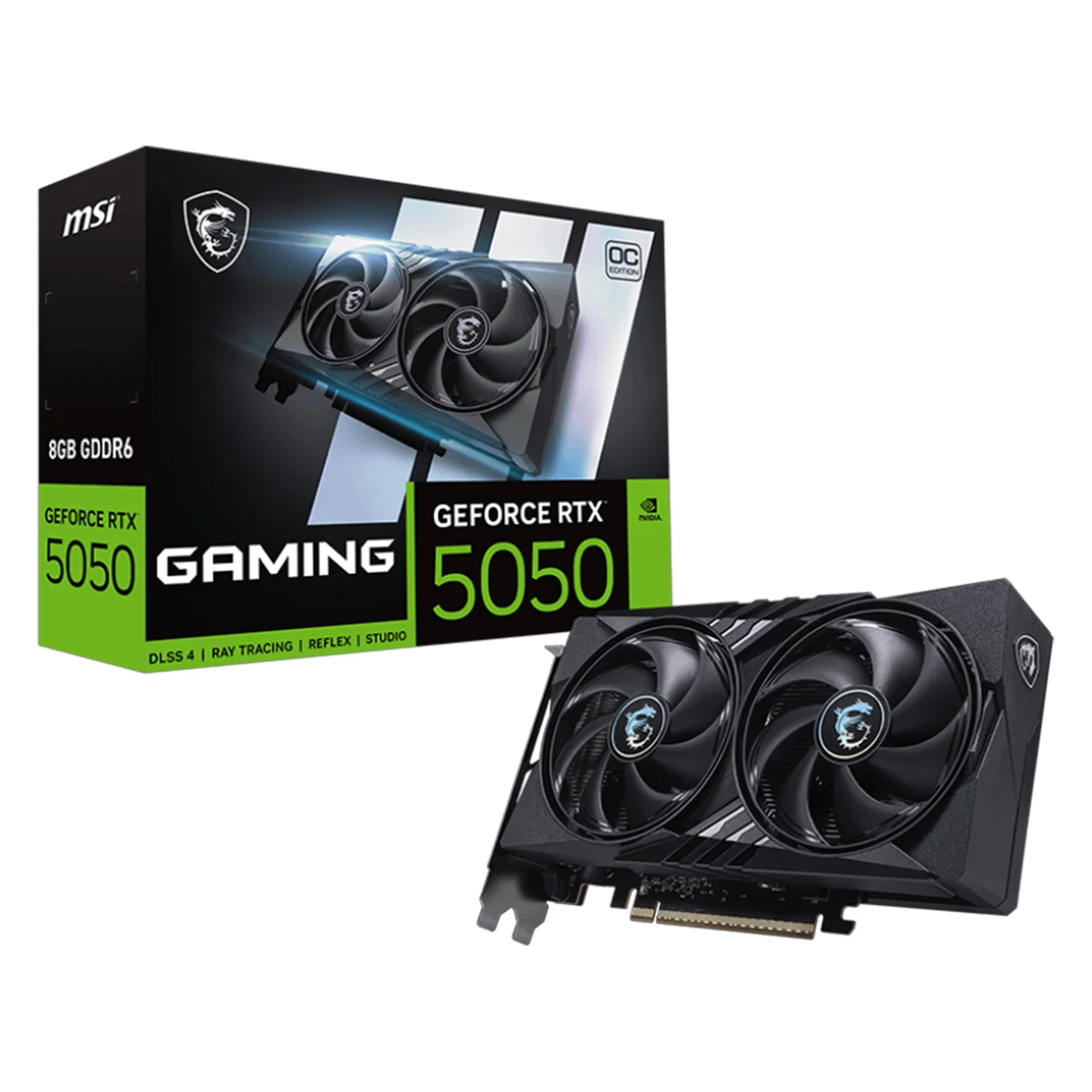 Placa de Vídeo MSI Gaming OC NVIDIA GeForce RTX-5050 8GB GDDR6 - G5050-8GC