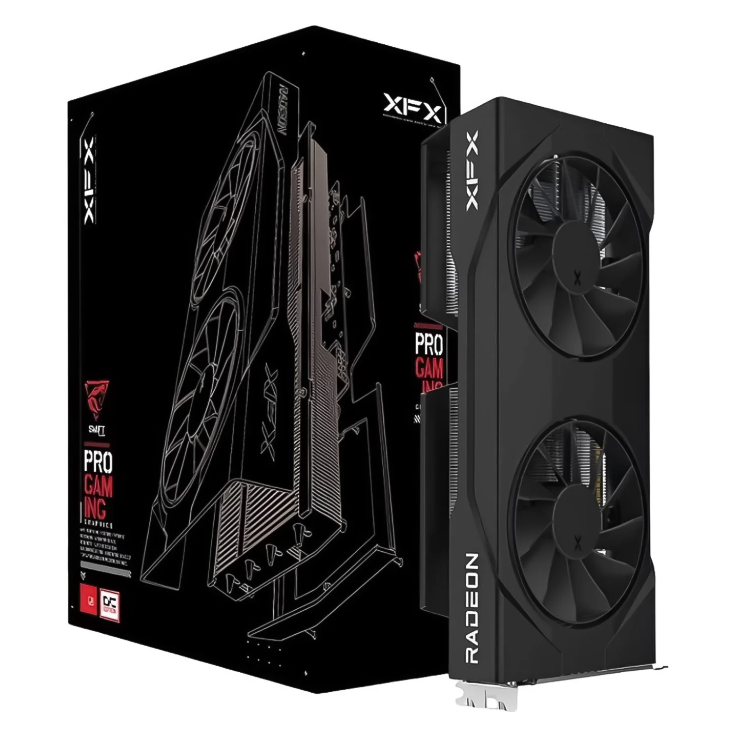 Placa de Vídeo XFX Swift AMD Radeon RX-9060XT 16GB GDDR6 - RX-96TSW16BR