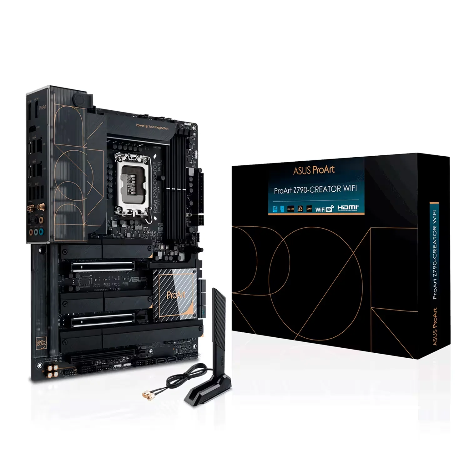 Placa Mãe Asus ProArt Z790 Creator Wi-Fi Socket LGA 1700 Chipset Intel Z790 DDR5 ATX