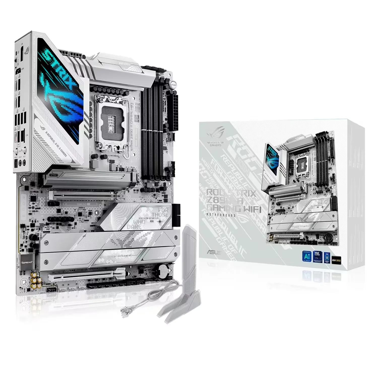 Placa Mãe Asus Rog Strix Z890-A Gaming WiFi 4XDDR5 Socket LGA 1851 Chipset Z890 ATX
