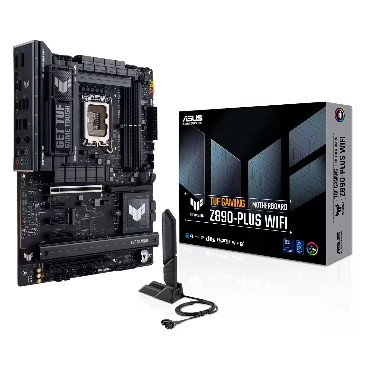 Placa Mãe Asus TUF Gaming Z890-Plus WiFi 4XDDR5 Socket LGA 1700 Chipset Intel Z890 ATX