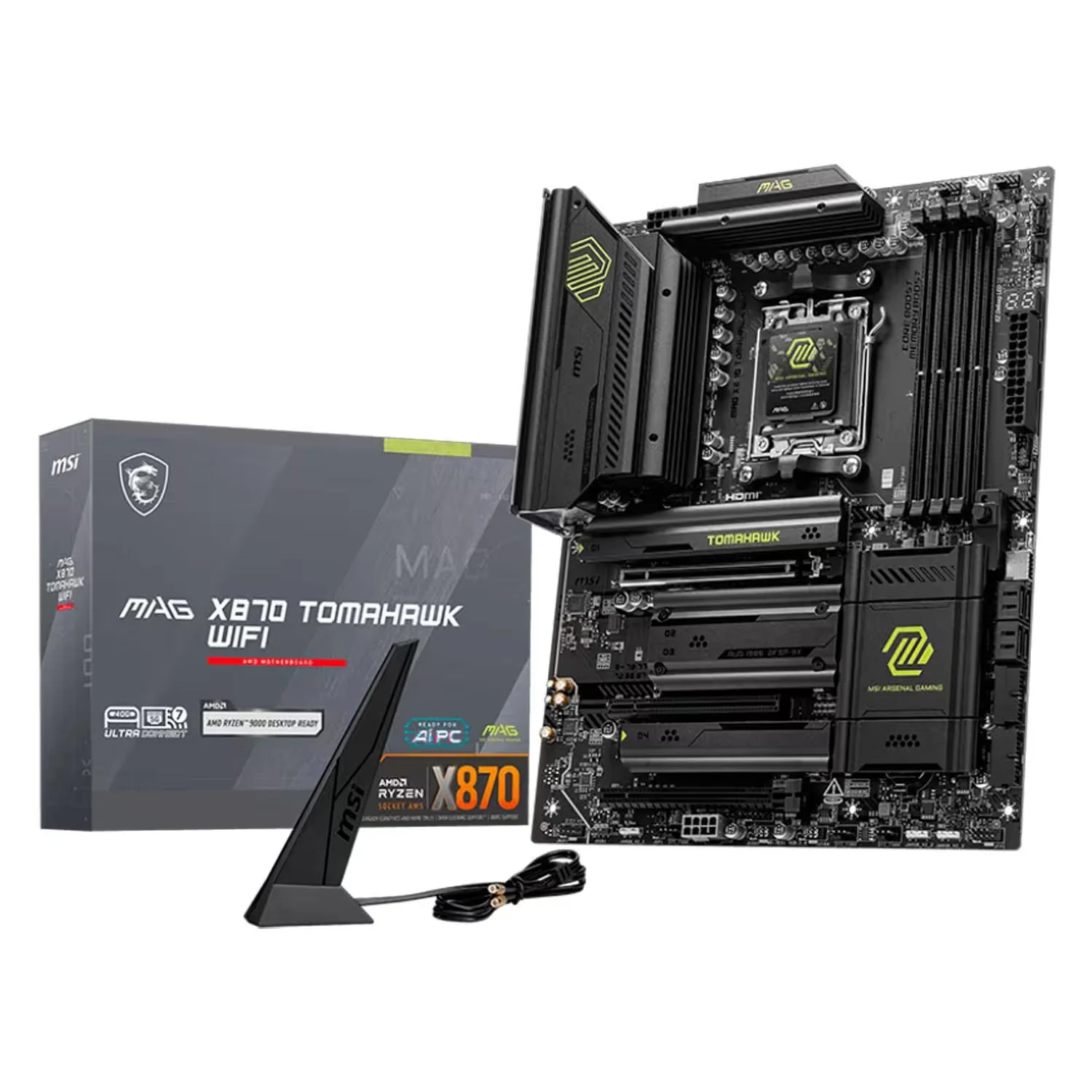 Placa Mãe MSI MAG X870 Tomahawk WiFi 4XDDR5 Socket AMD AM5 Chipset X870 ATX