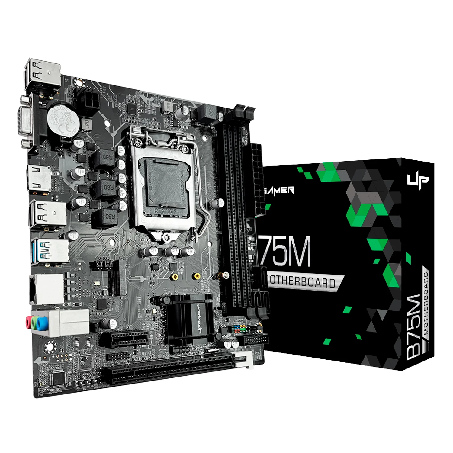 Placa Mãe UP Gamer B75M DDR3 Socket LGA 1155 Chipset Intel B75 Micro ATX