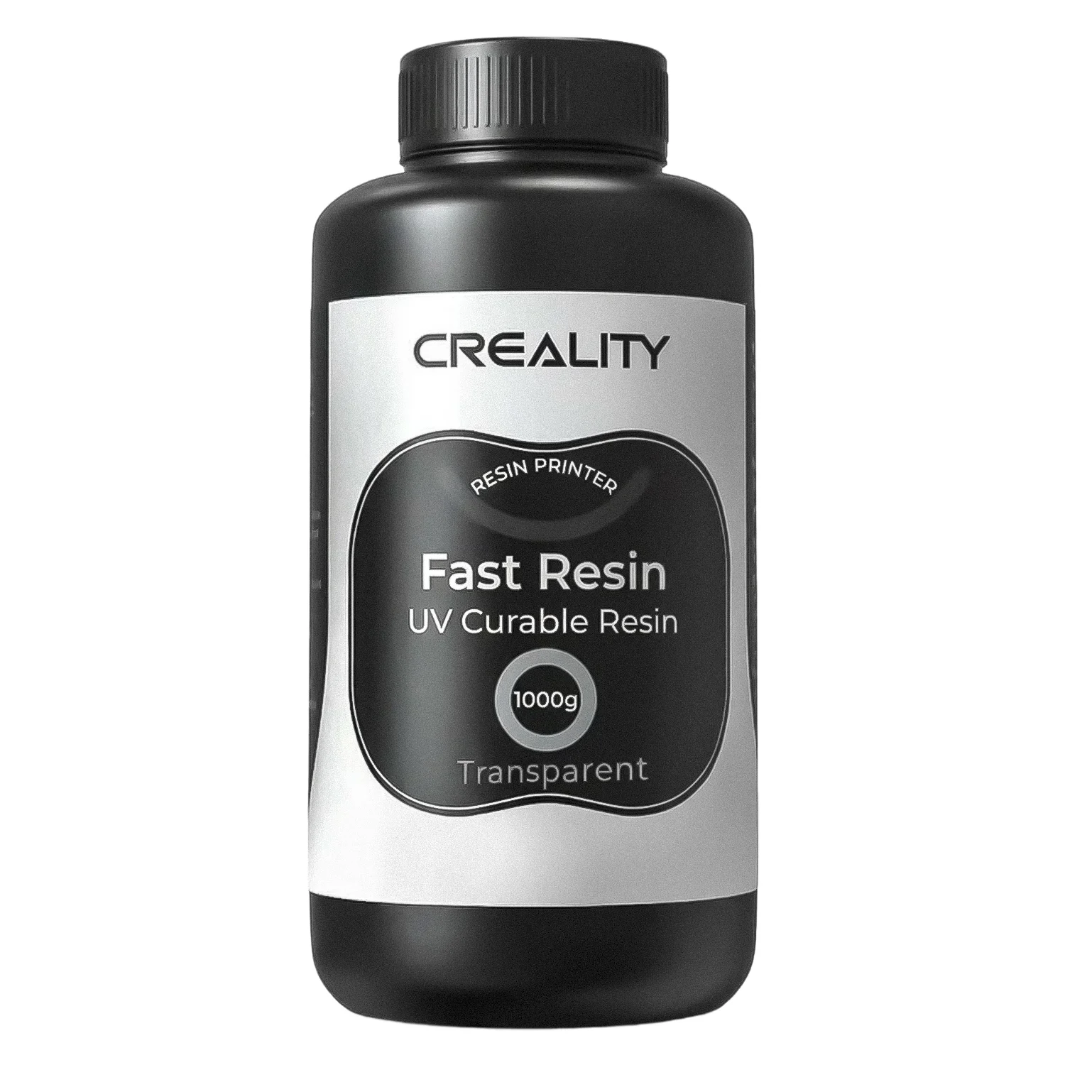 Resina Creality Fast UV Curable 1Kg para Impressora 3D - Transparente