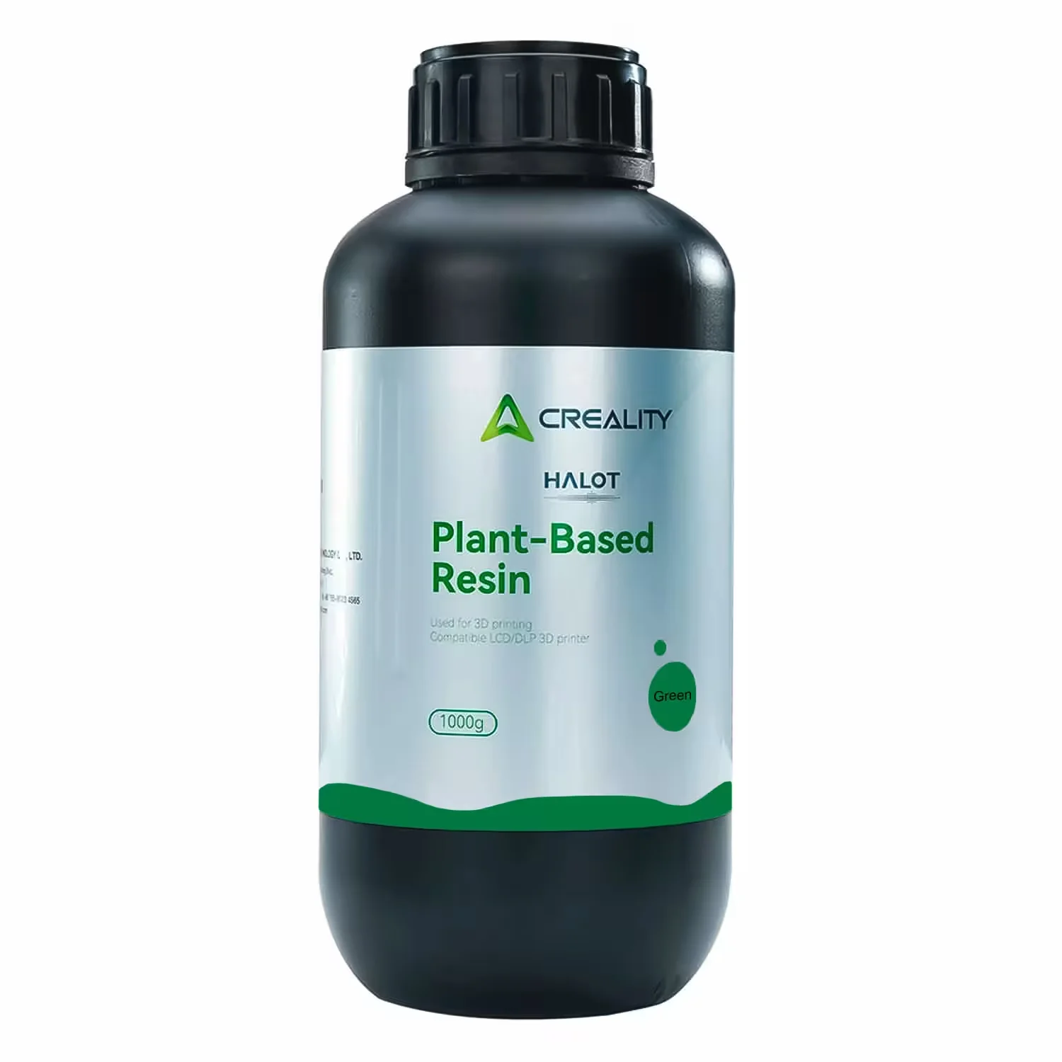 Resina Creality Halot PLANT-Based 1Kg para Impressora 3D - Verde