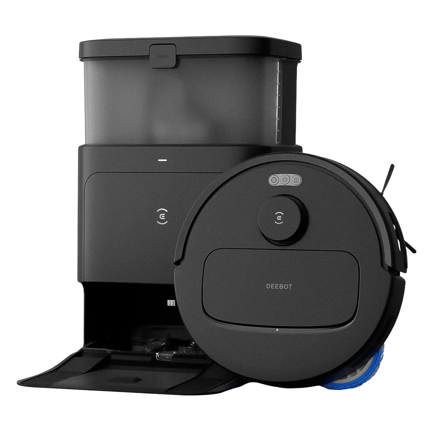 Robô Aspirador Ecovacs Vacuum Deebot N30 Pro Omni YDLX11-1 - Preto