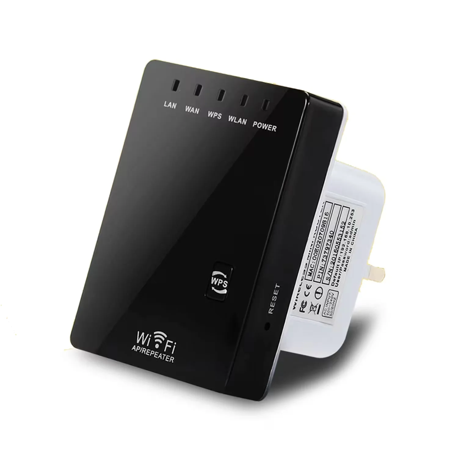 Roteador Wireless-N Mini Router WR02 WiFi 2.4 GHz 300 Mbps Bivolt - Preto