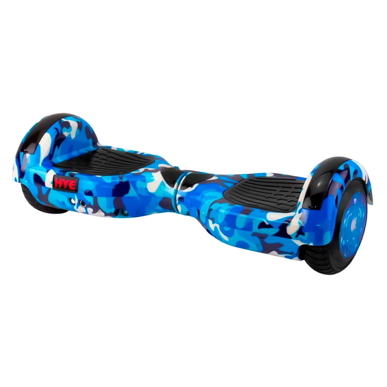 Scooter Elétrico HYE 6.5'' Bluetooth LED + Bolsa - Azul Camuflado