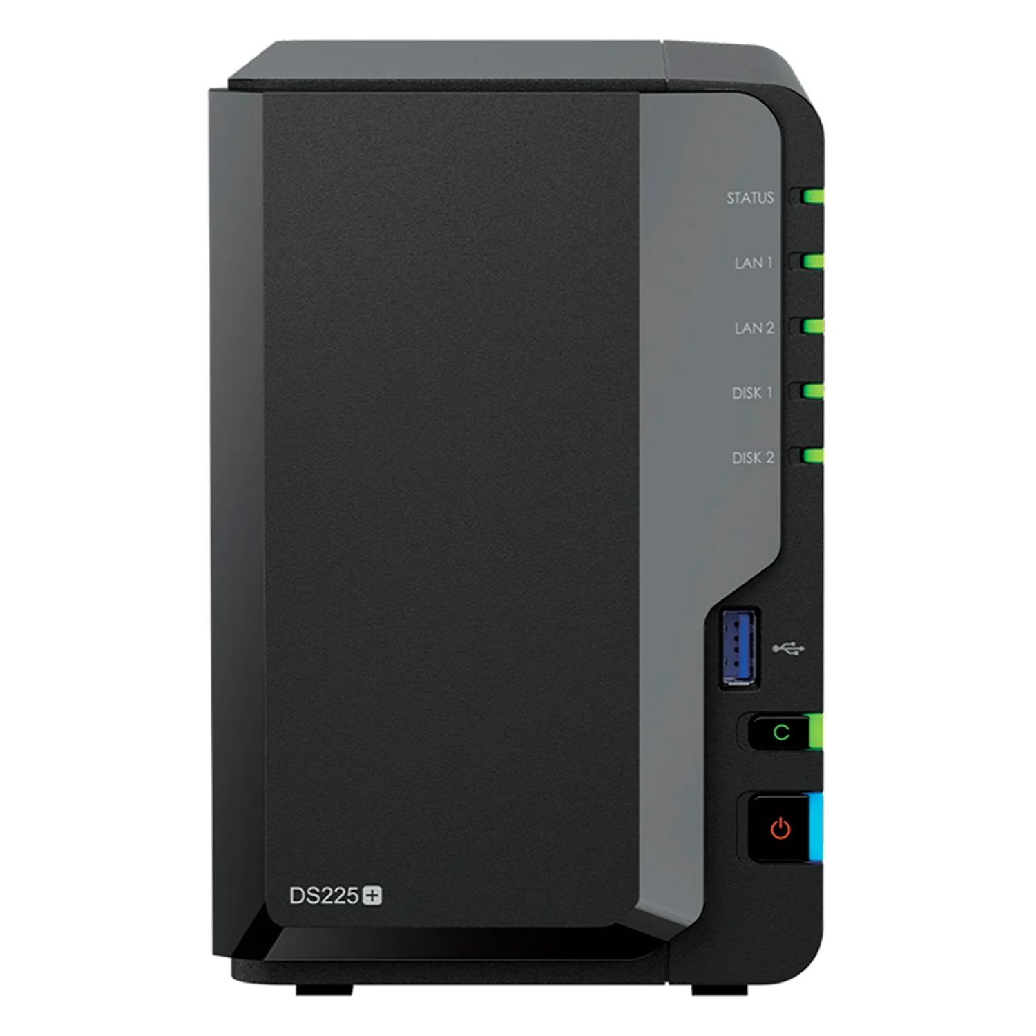 Servidor NAS Synology DiskStation DS225+ Intel Celeron J4125 2 Baia - Preto