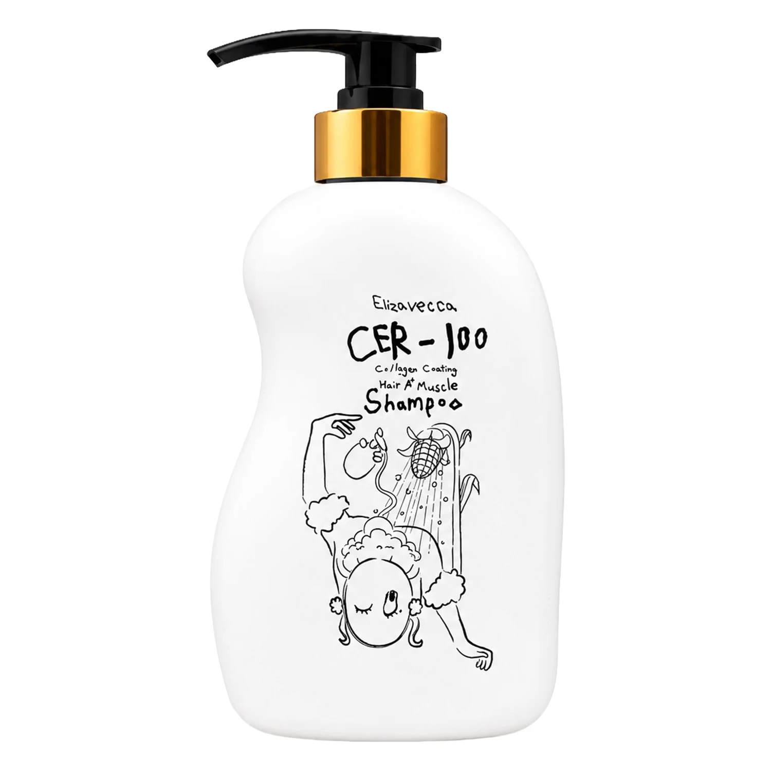 Shampoo Elizavecca Cer-100 Collagen Coating Hair A+ Muscle 500ml