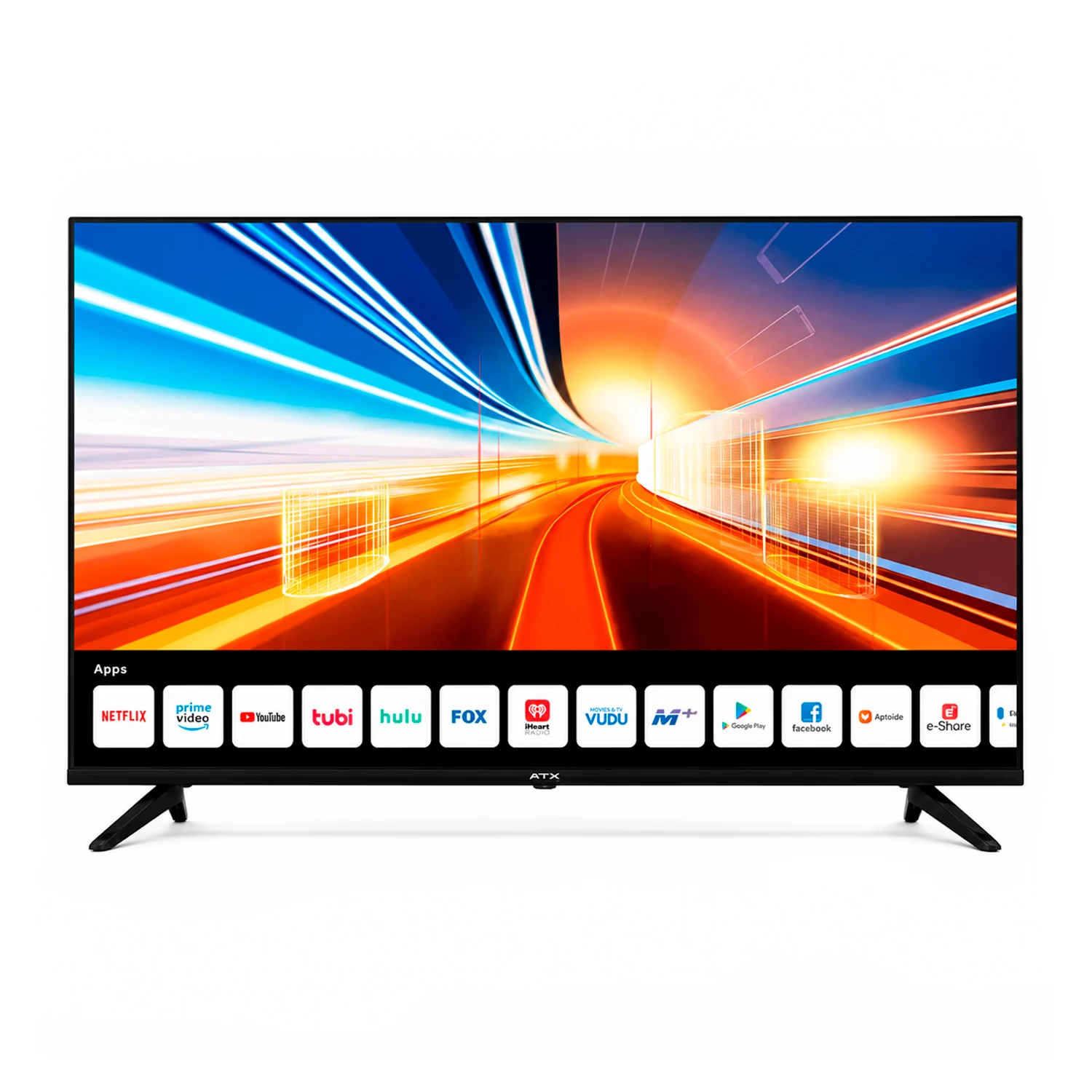 Smart TV FTX FTX55UHD5V1 55" 4K Quad HD Android - Preto (1 Ano de Garantia)