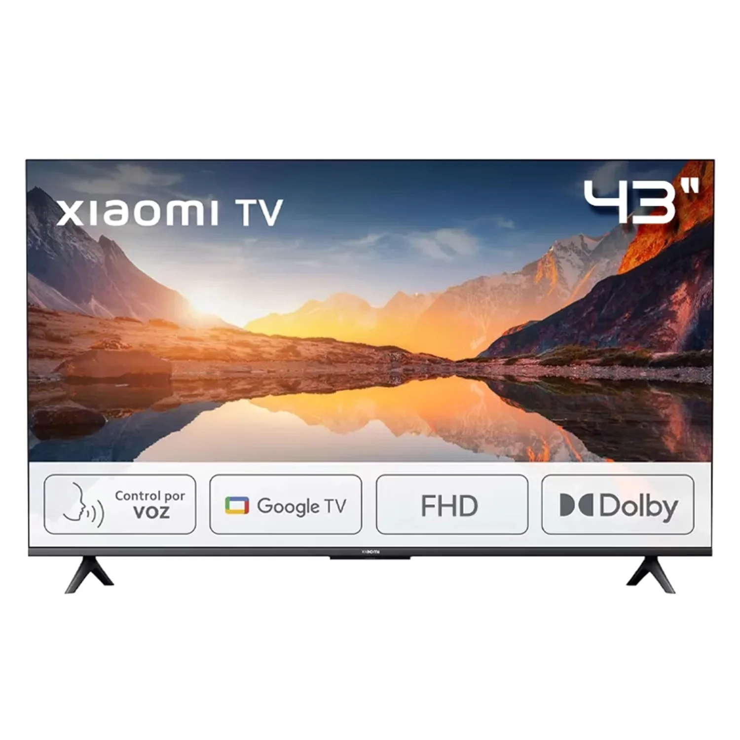 Smart TV Xiaomi A L43MA-AFLA 43" Full HD Google TV - Preto