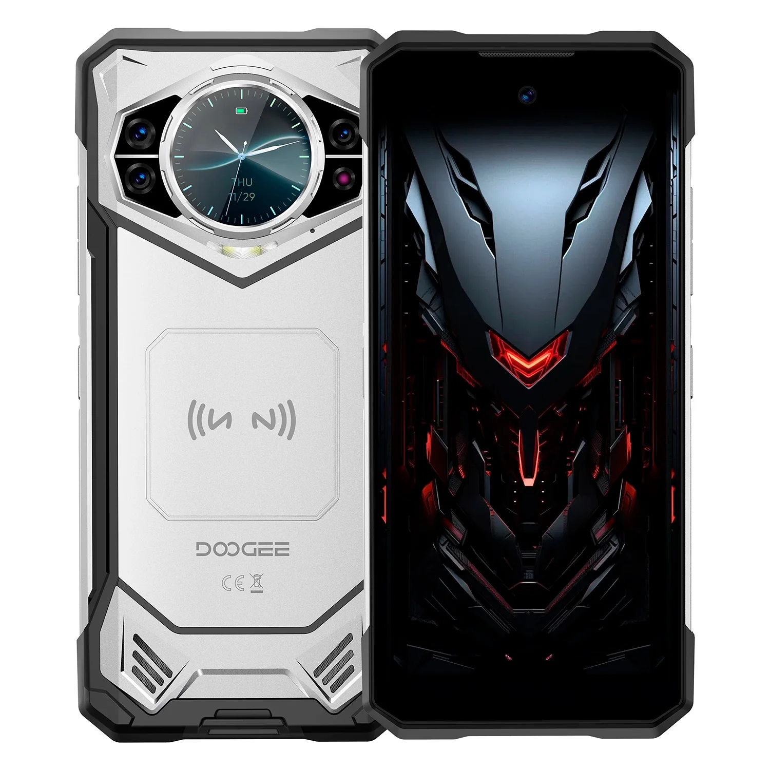 Smartphone Doogee S200 256GB 12GB RAM Dual SIM Tela 6.72" - Prata