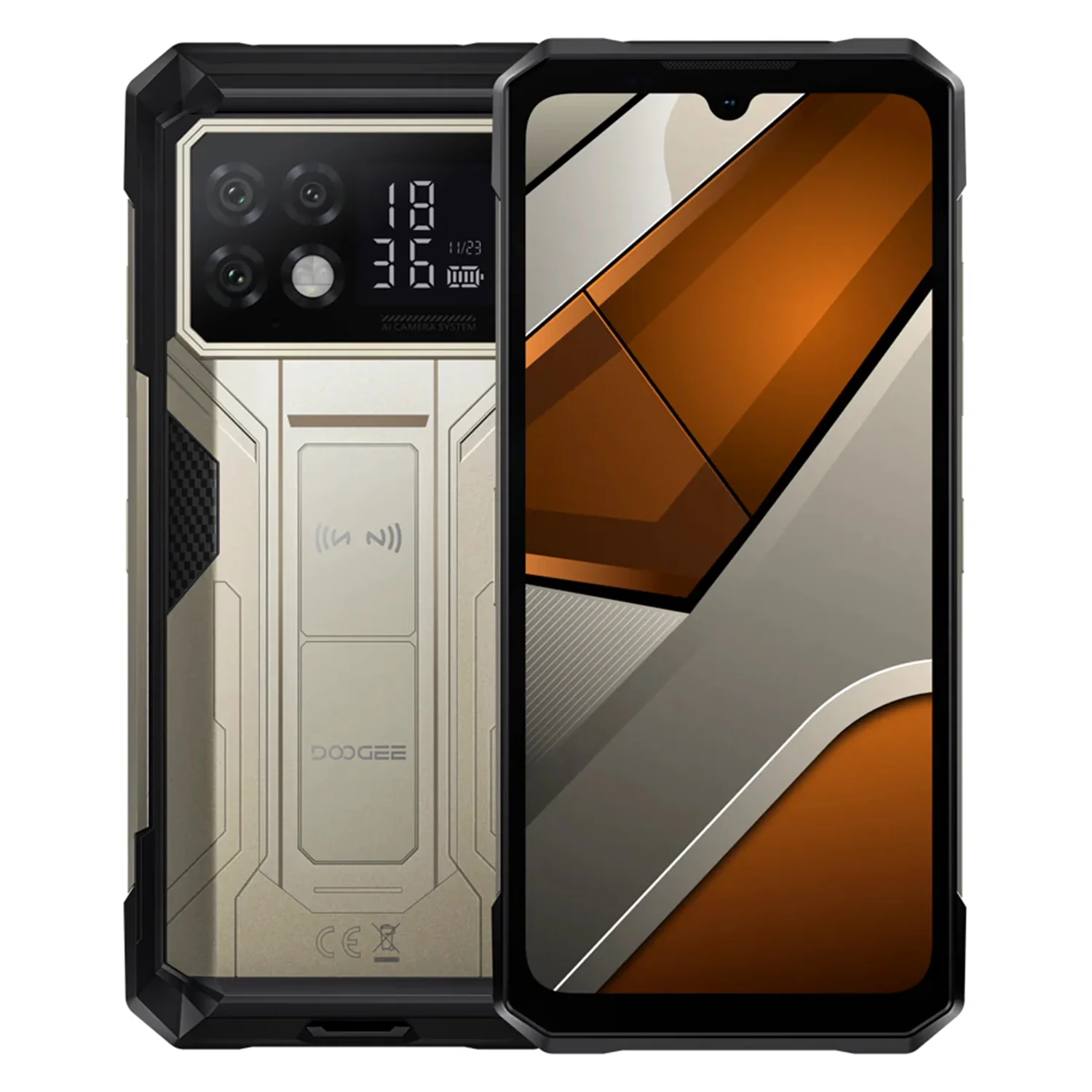 Smartphone Doogee S200 Max 5G 512GB 16GB RAM Dual SIM Tela 6.72" - Dourado