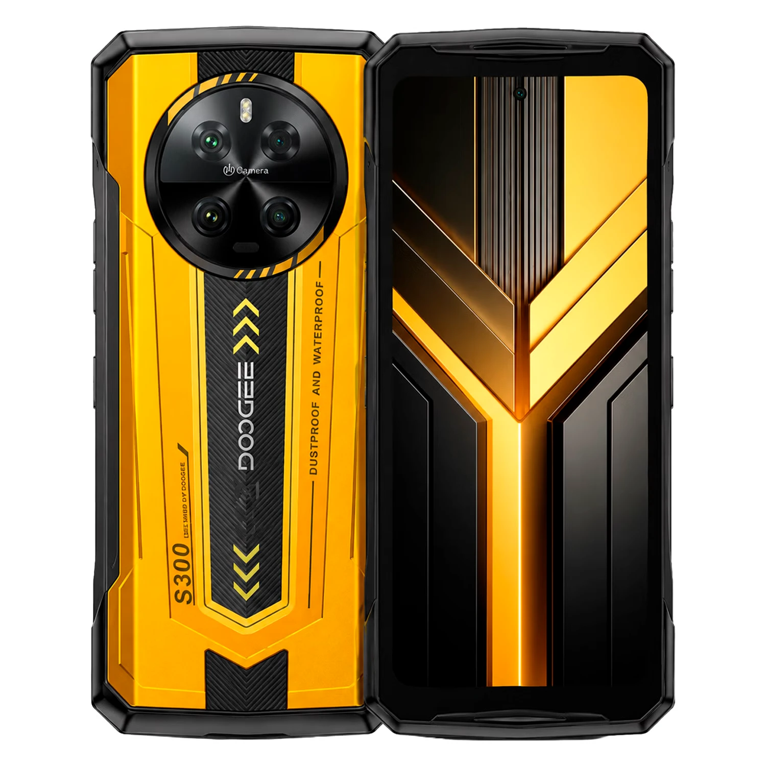 Smartphone Doogee S300 512GB 12GB RAM Dual SIM Tela 6.78" - Amarelo