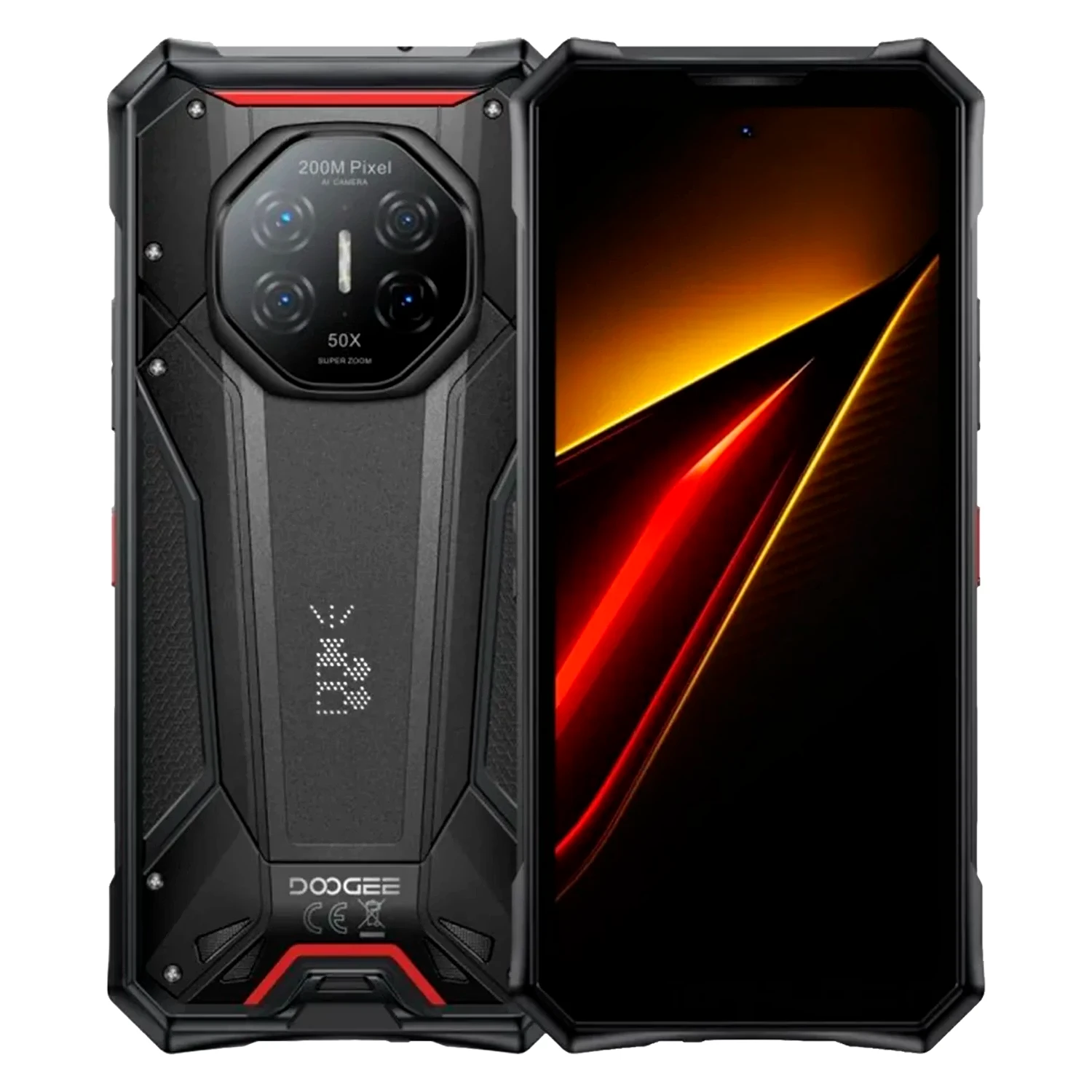 Smartphone Doogee S300 Pro 512GB 16GB RAM Dual SIM Tela 6.78" - Preto