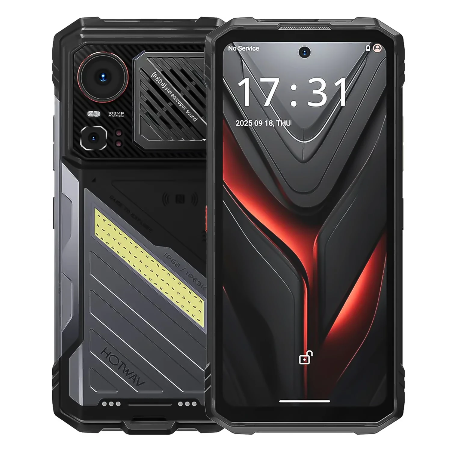 Smartphone Hotwav Hyper 8 Pro 512GB 12GB RAM Dual SIM Tela 6.8" - Preto