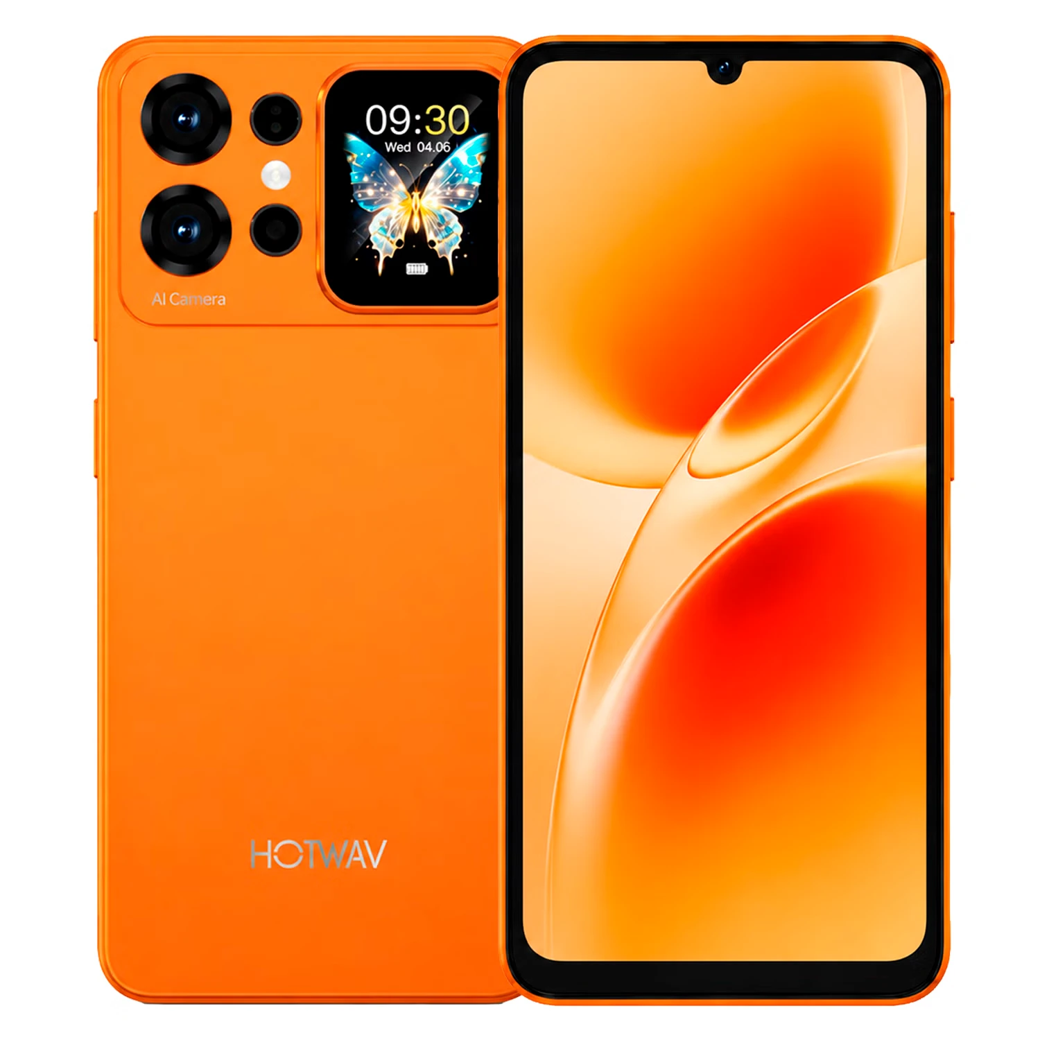 Smartphone Hotwav X100 SE 64GB 4GB RAM Dual SIM Tela 6.75" - Laranja